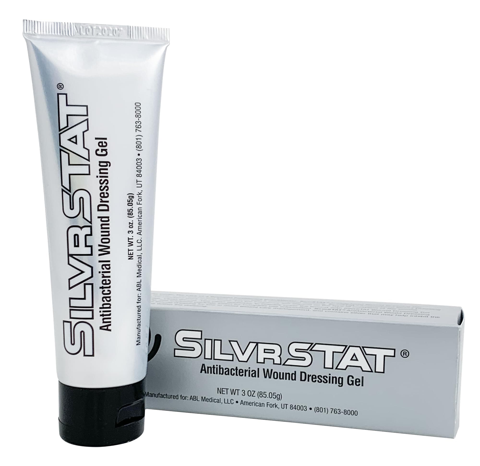 - SilvrSTAT First Aid Kit Gel, 32 PPM Silver Healing Wound Dressing Solution, SilverSol Ag₄O₄ Particles, 3 oz