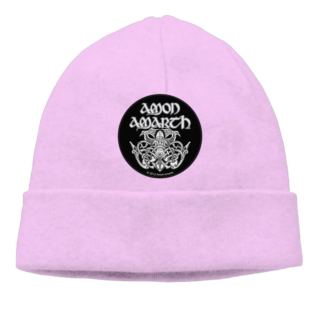 Amon Amarth Odin Patch Cool Beanie Hat Cap Pink