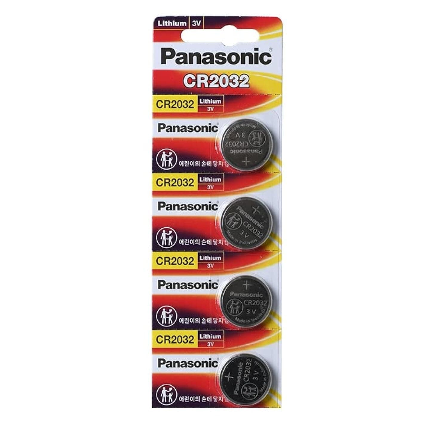 CR-2032 Lithium Coin Battery - Four Pack