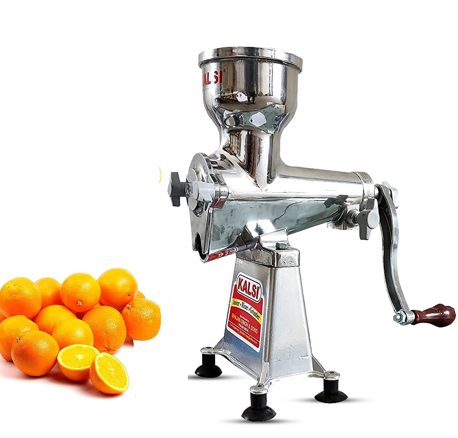 Kalsi Manual Juicer (Silver and Black)