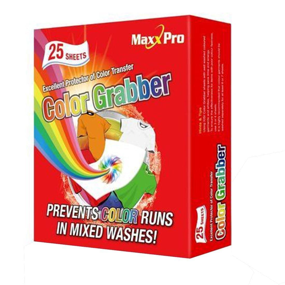 Color Grabber/Catcher Laundry Sheets - 25 Count | Prevent Colour Transfer, Protect Clothes, Allow Mixed Washes | Color Protection | Safe For Fabrics & Water Temperatures | Pack Of 1(25 Units)