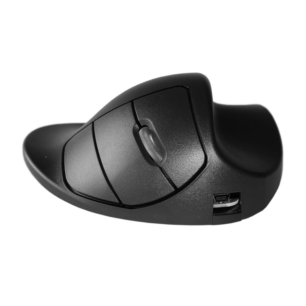 Hippus L2UB-LC Wireless Light Click HandShoe Mouse (Right Hand, Large, Black)