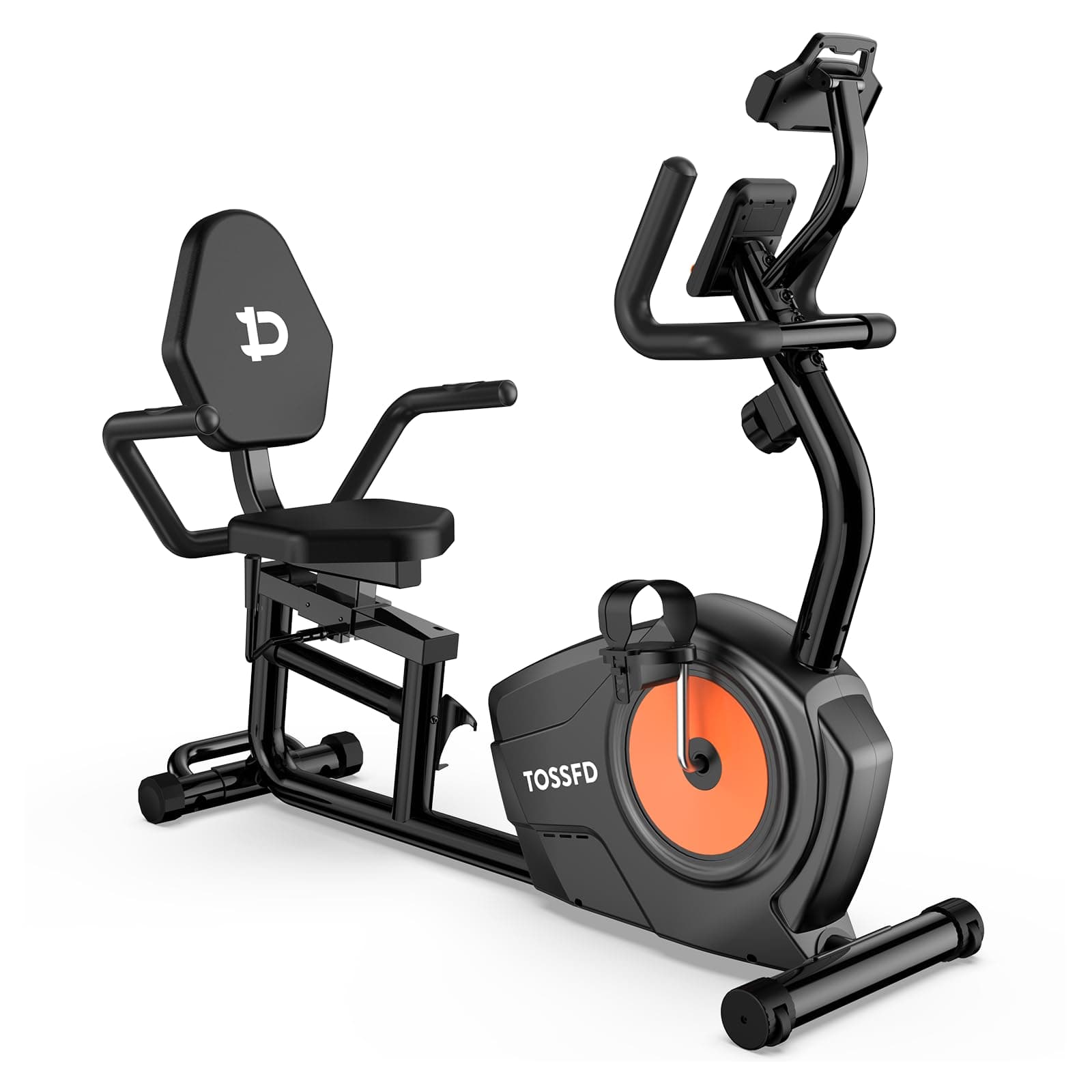 Recumbent Exercise Bike Comfortable Seat Multi-Function LCD Display Stable Structure Reliable Quality Safe & Comfortable Operation Noiseless Performance 16 Levels of Magnetic Resistance