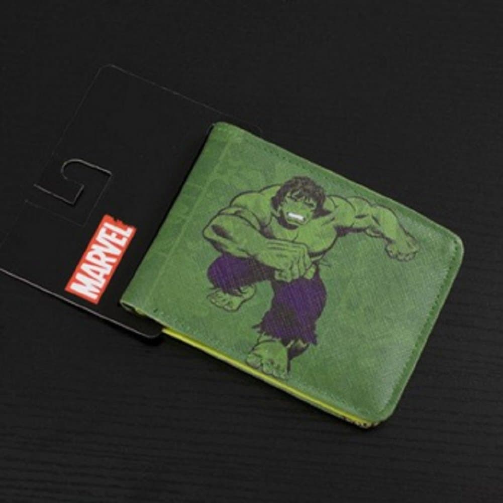 Comics Dc Marvel the Avengers Hulk/iron Man Thor/captain America/superman Purse Logo Credits Oyster License Card Holder Wallet