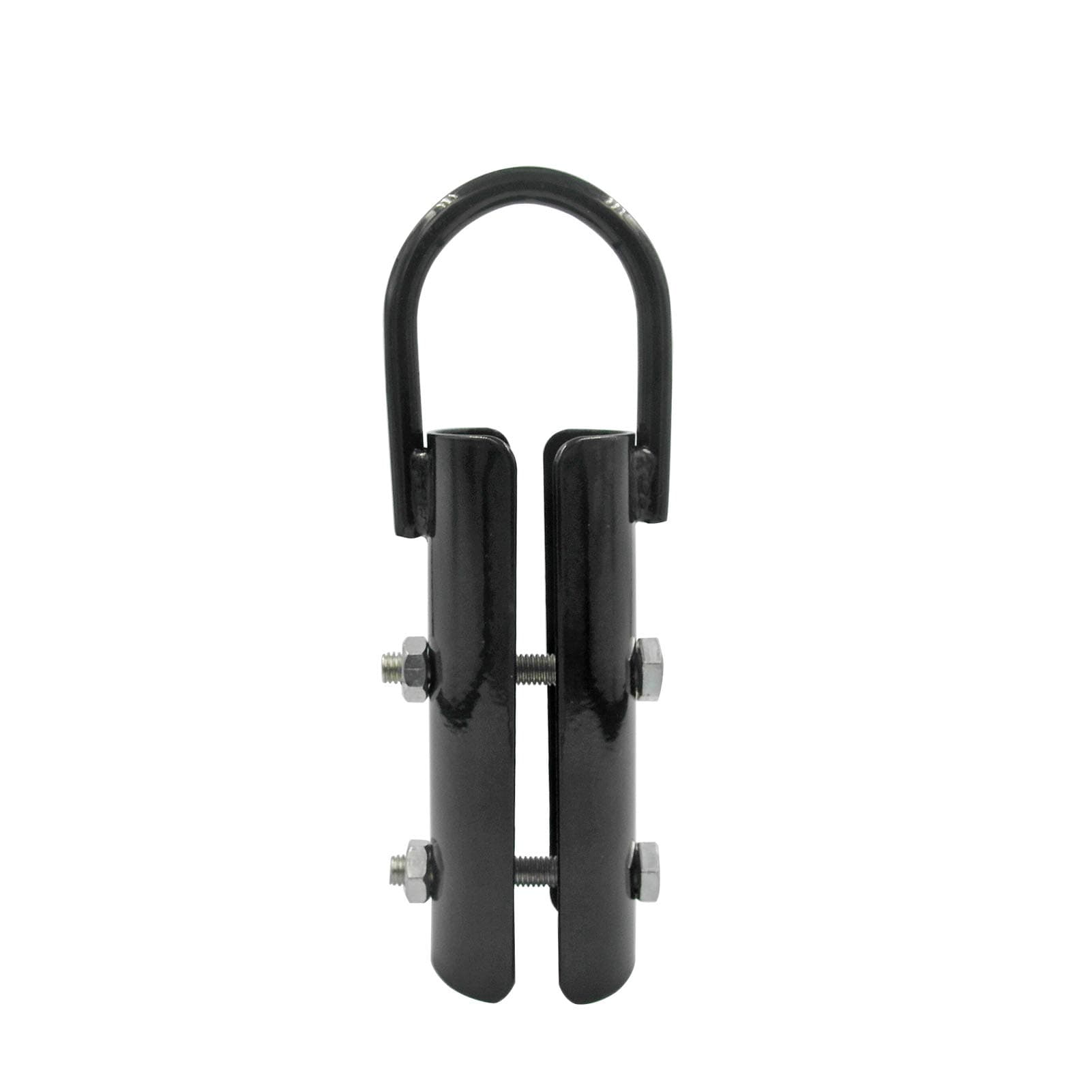 Climbing Rope Clamp，Rope Climb Workout Rig Attachment Hook for 1.5" Rope Clasp Garage Gym Fitness Equipment with Carabiner Eyehook Strength Training Home Indoor Safety