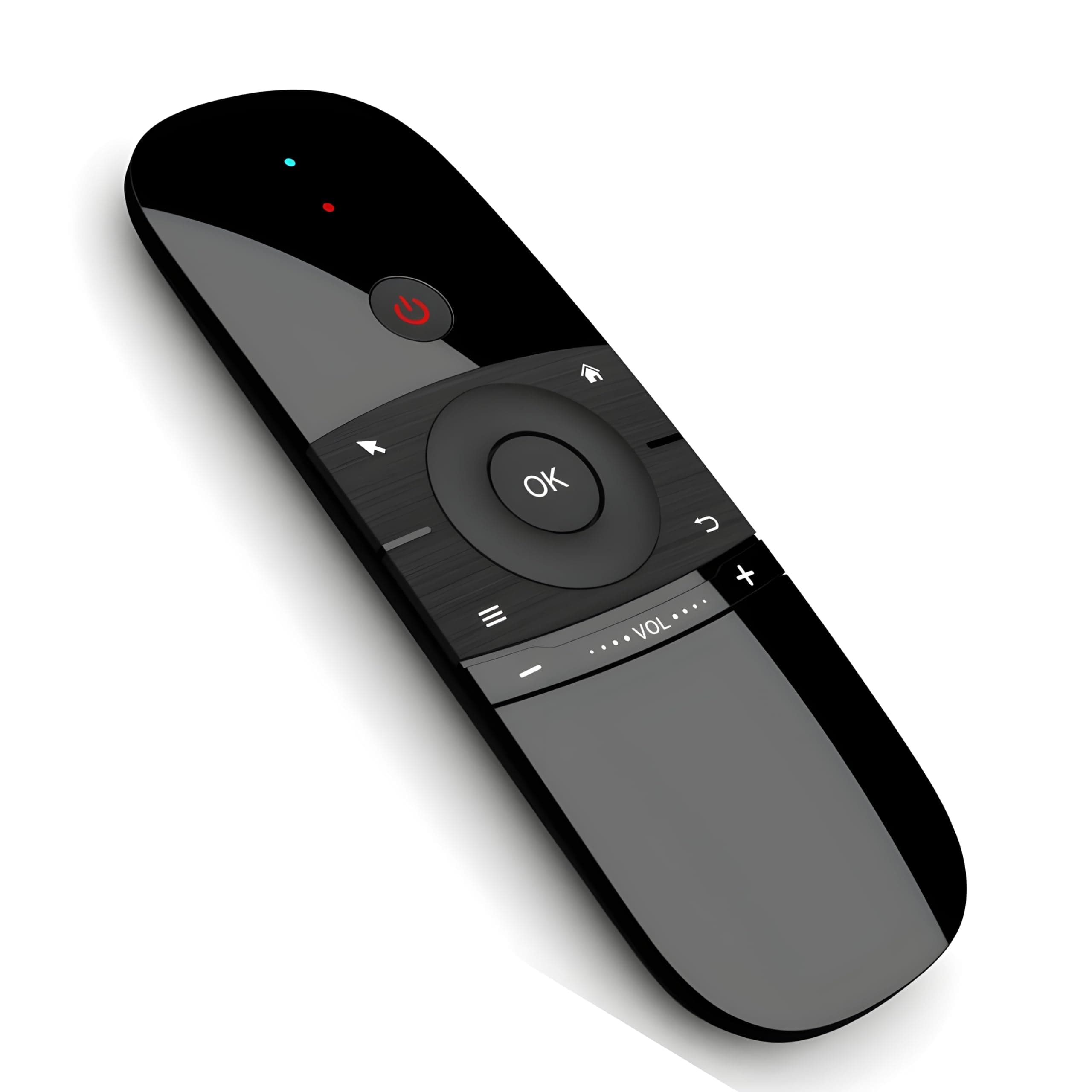 VIBOTON Mini Wireless Keyboard, 3D Air Mouse Remote Control Learning 2.4GHz for Smart Android TV Box/Smart TV/PC/Projector/HTPC/Xbox/Raspberry Pi 3 (Not Support Bluetooth or Fire Stick)