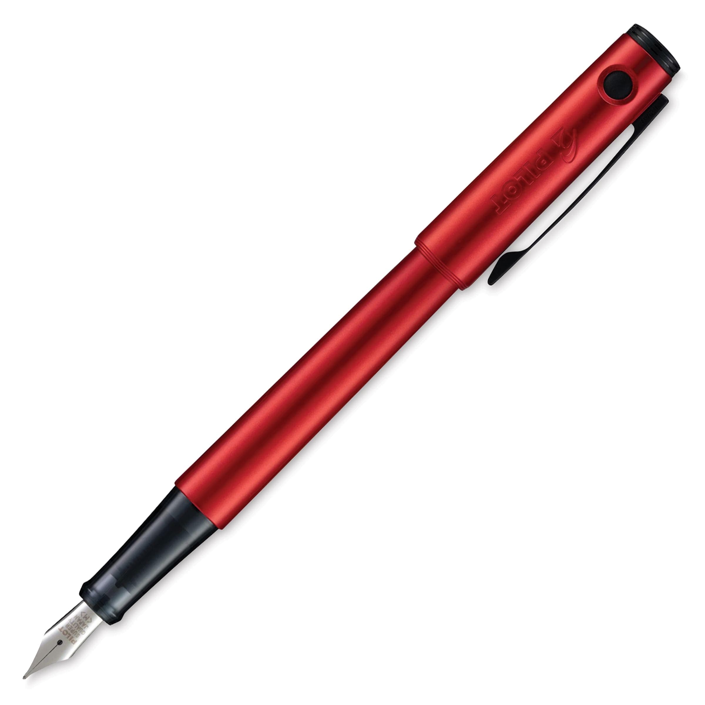 Explorer Lightweight Fountain Pen in Gift Box, Includes CON-B Converter; Red Barrel, Fine Nib (12277)