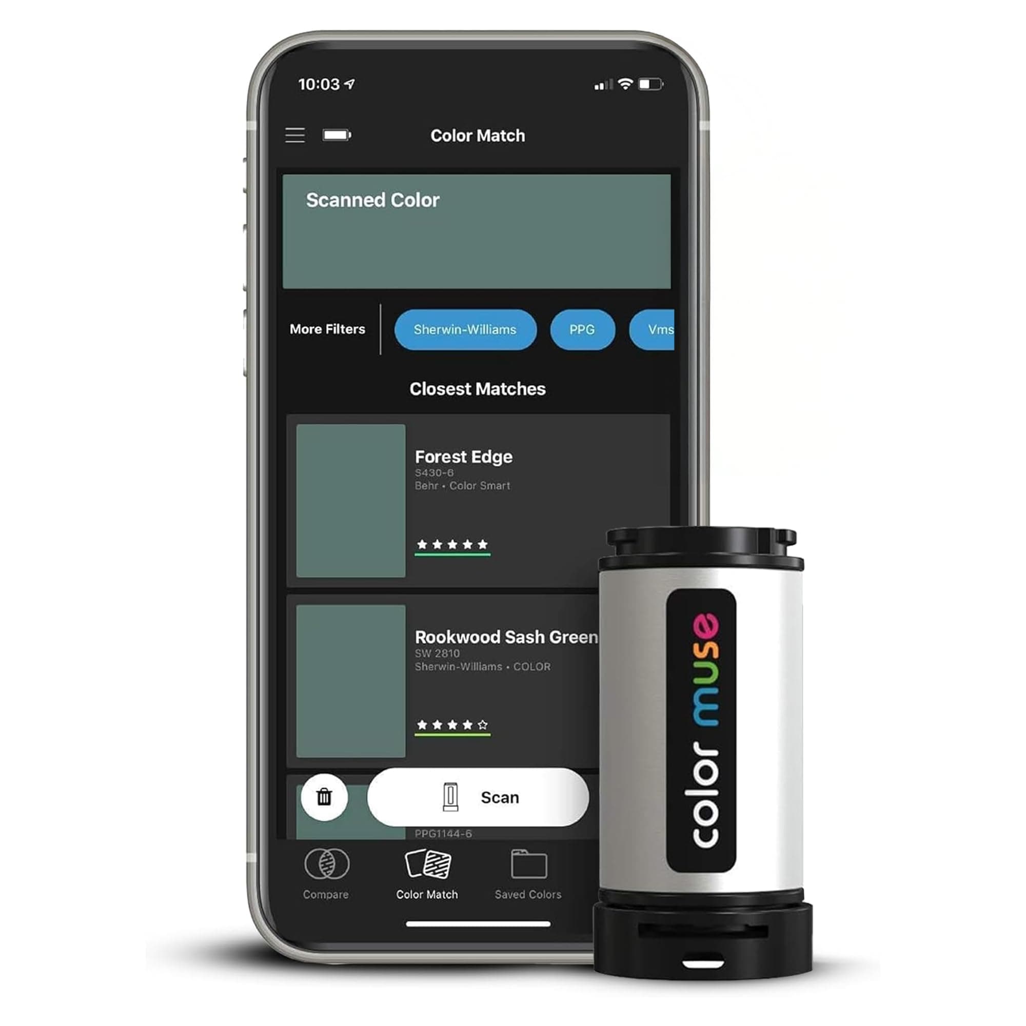 tool for color matching paint and more