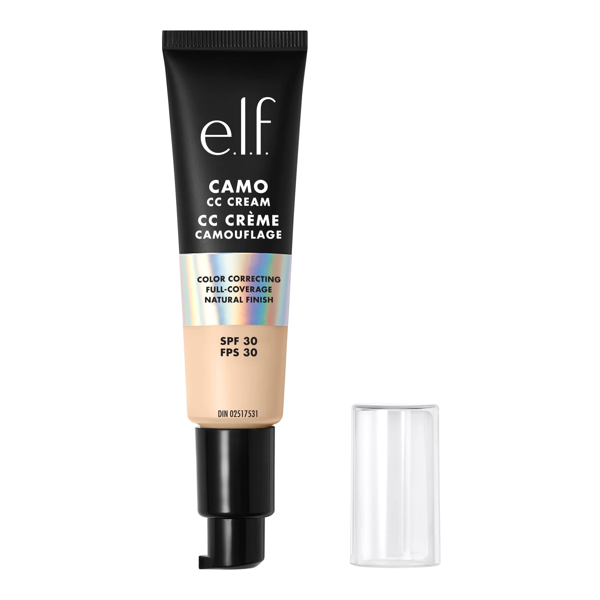 Camo CC Cream, Color Correcting Medium-To-Full Coverage Foundation with SPF 30, Fair 100 W, 1.05 Oz (30g)