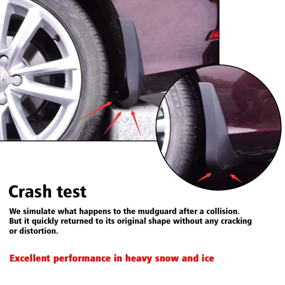 Car Mud Flaps Splash Guards Fender Mudguard Compatible with BMW 5-Series 530i 530e 540i Sedan 2017 2018 2019 2020 2021 2022 2023