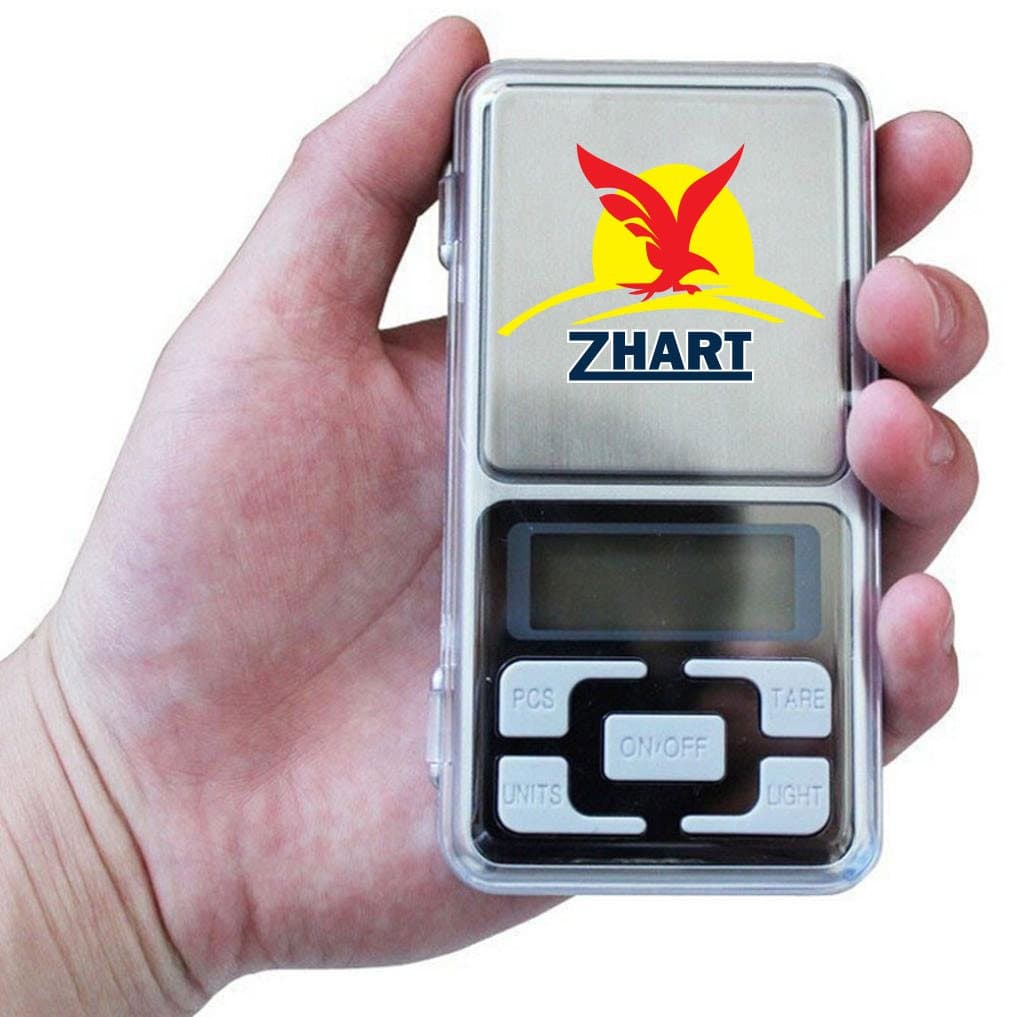 zhart Plastic Digital Display Mini Weight Scale Measurement Machine, Silver