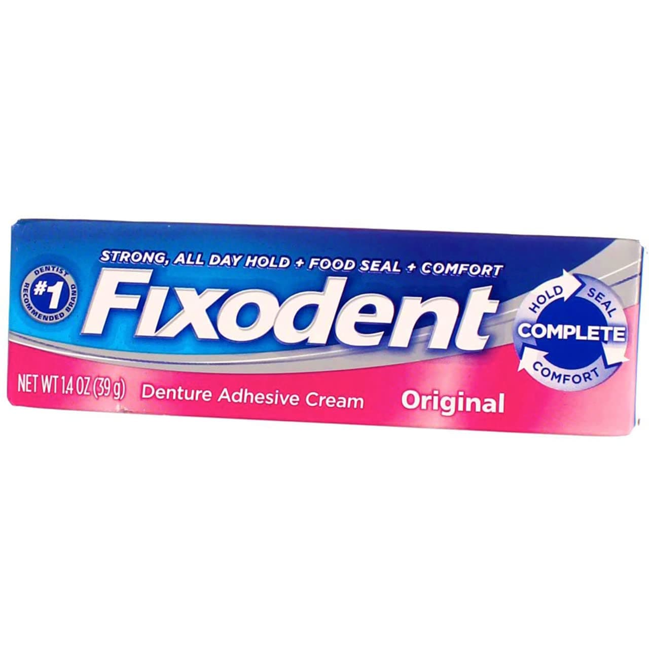 Fixodent Denture Adhesive Cream Original, Original 1.4 Oz
