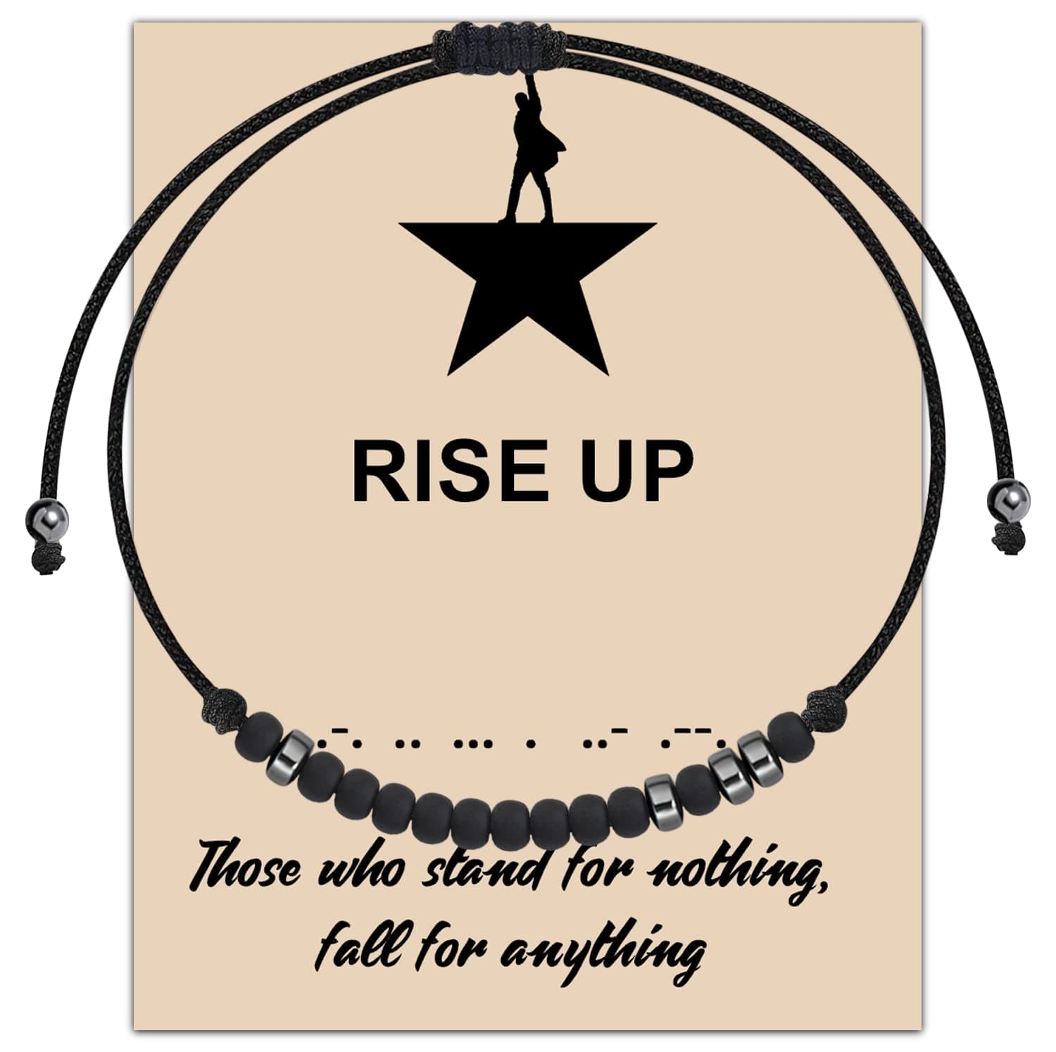 Sponsored Ad - Musical Inspired Gift, Morse Code Bracelet for Musical Lover Theatre Gift