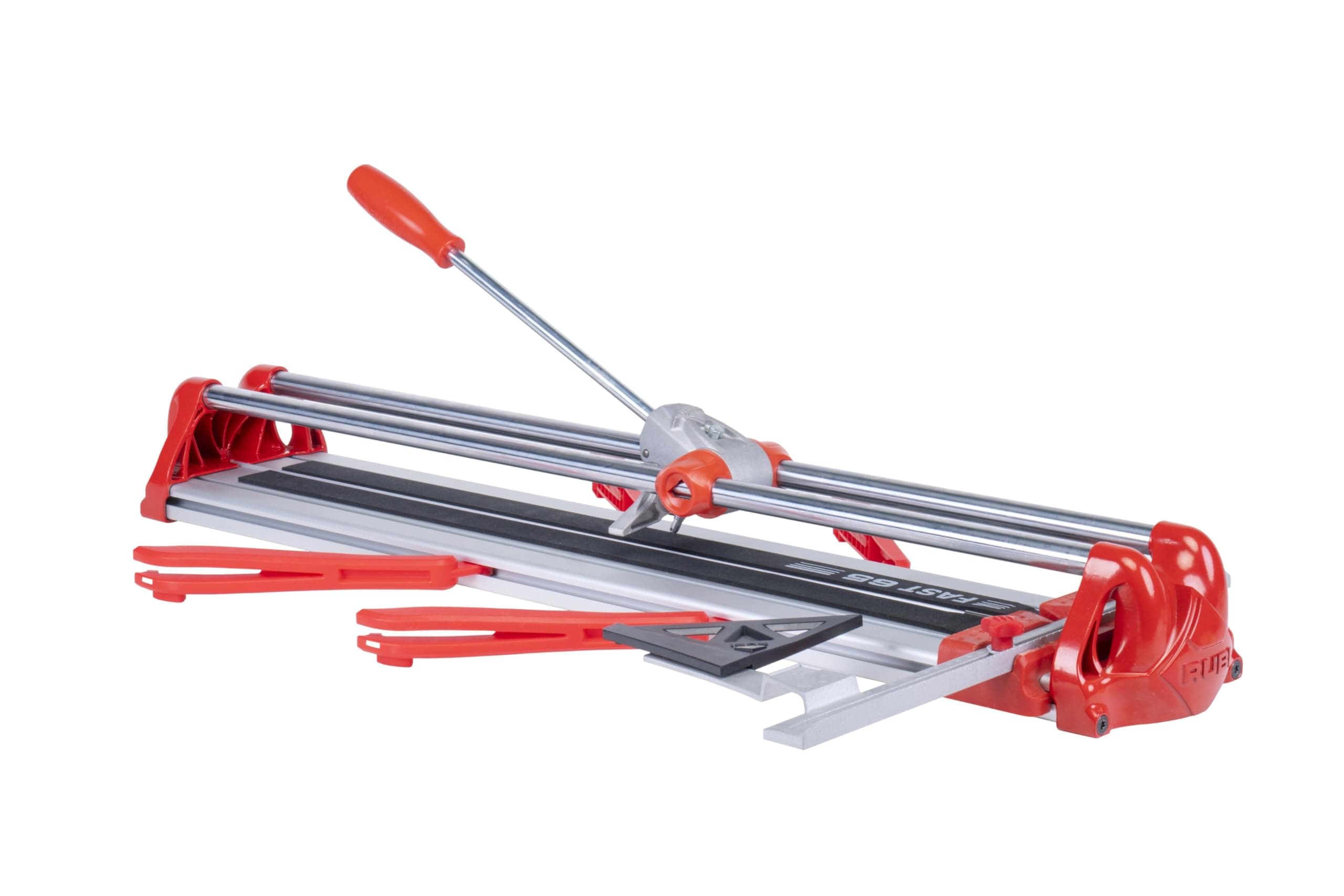 FAST-65 Manual Tile Cutter – Heavy-Duty Tool for Ceramic and Porcelain – Cutting Capacity of 25-1/2 in – Aluminum Base, Anti-Rust Guides, and Precise Scoring Line
