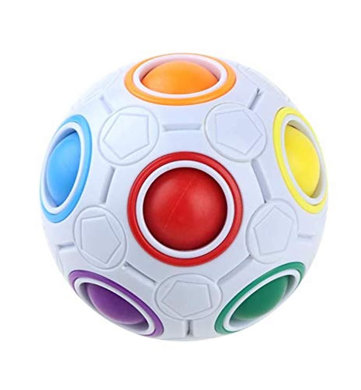 Beauenty Magic Rainbow Ball cube Fidget Toy Puzzle Magic Rainbow Ball Puzzle