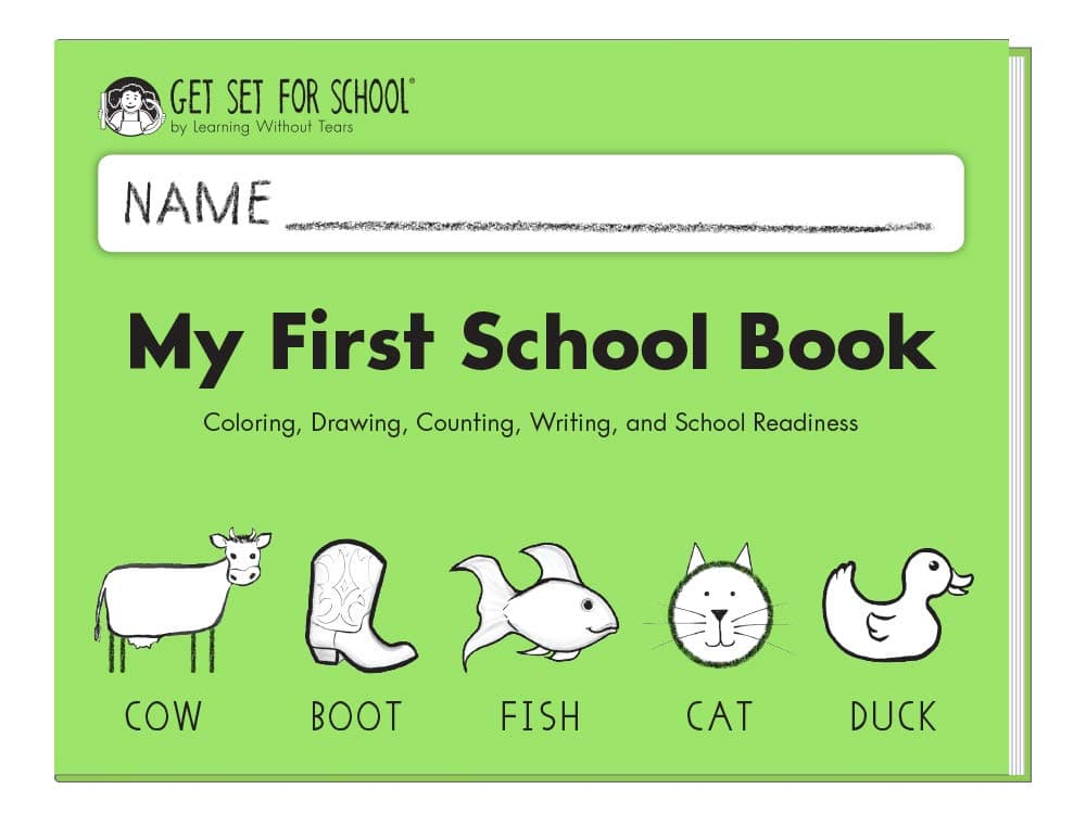 Handwriting Without Tears - Get Set For School - My First School Book - Pre-K Activity Book by Handwriting Without Tears