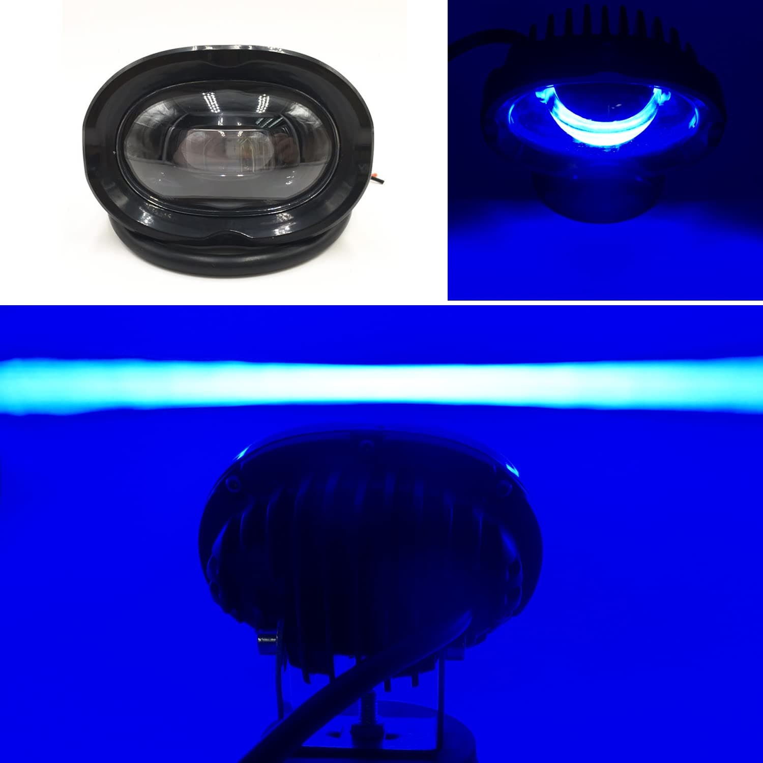 LED Straight Linear Forklift Area Safety Light 8W Blue Work Light Zone Risk Danger Area Warning Light Warehouse Forklift Security Lndicator