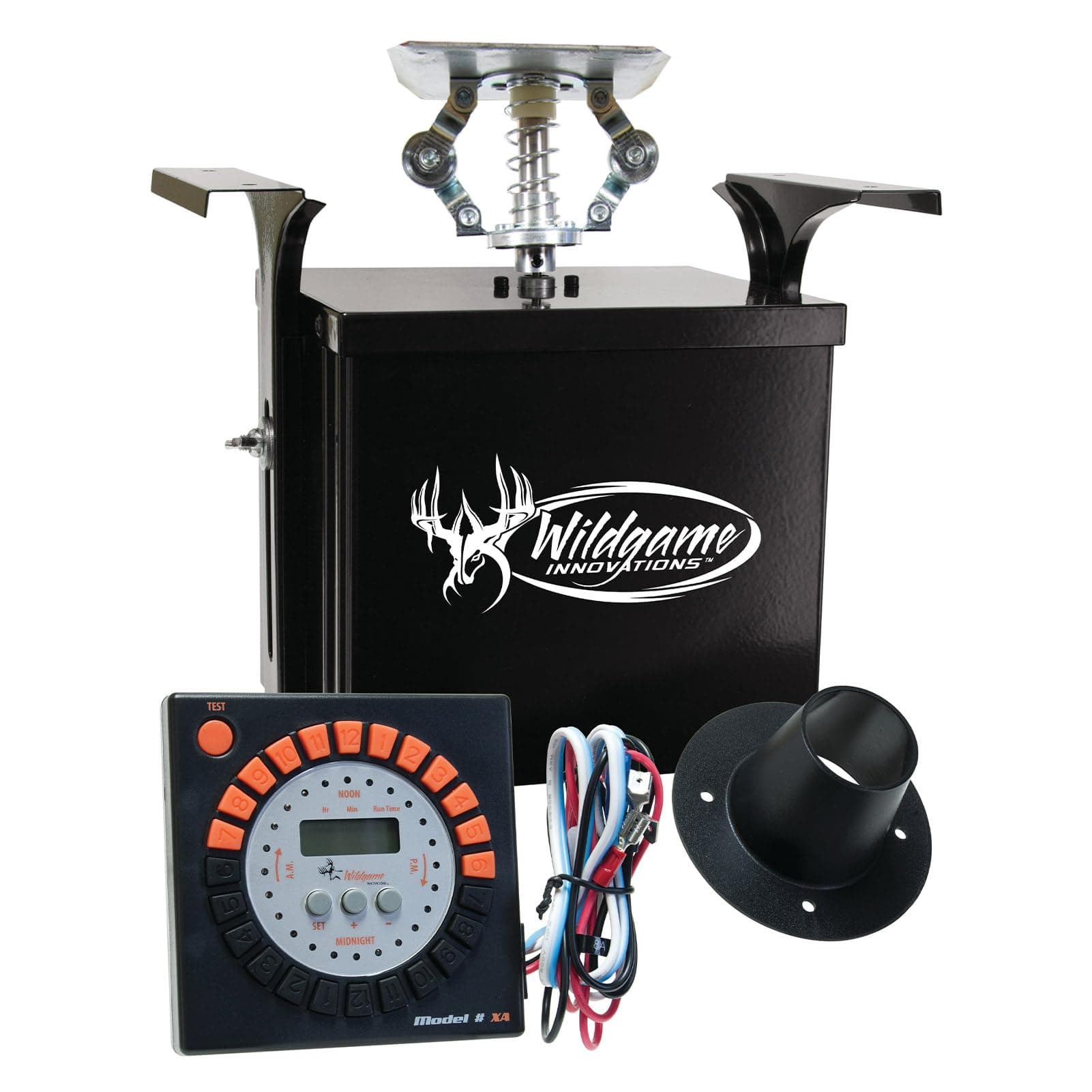 Evolution Feeder 6V Analog Power Control Unit | Varmint-Proof Programmable Feeder Kit with 24 Available Feed Times & 30ft Feed Range