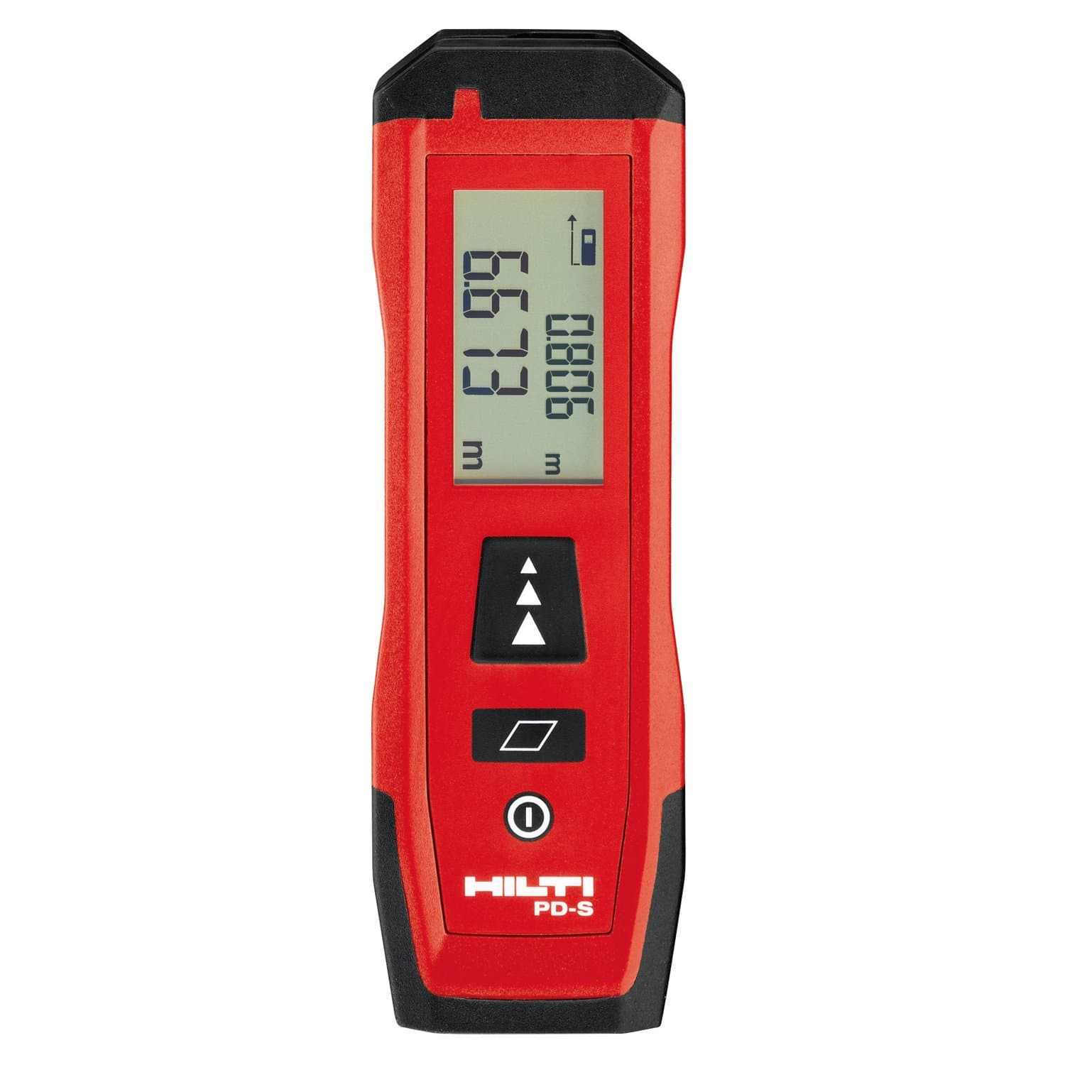 Hilti PD-S Laser Distance Meter 60M/197ft, Handheld Range Measure Meter Rangefinder Diastimeter with Area Measurement, Range Finder Highlight Display Measuring Tool