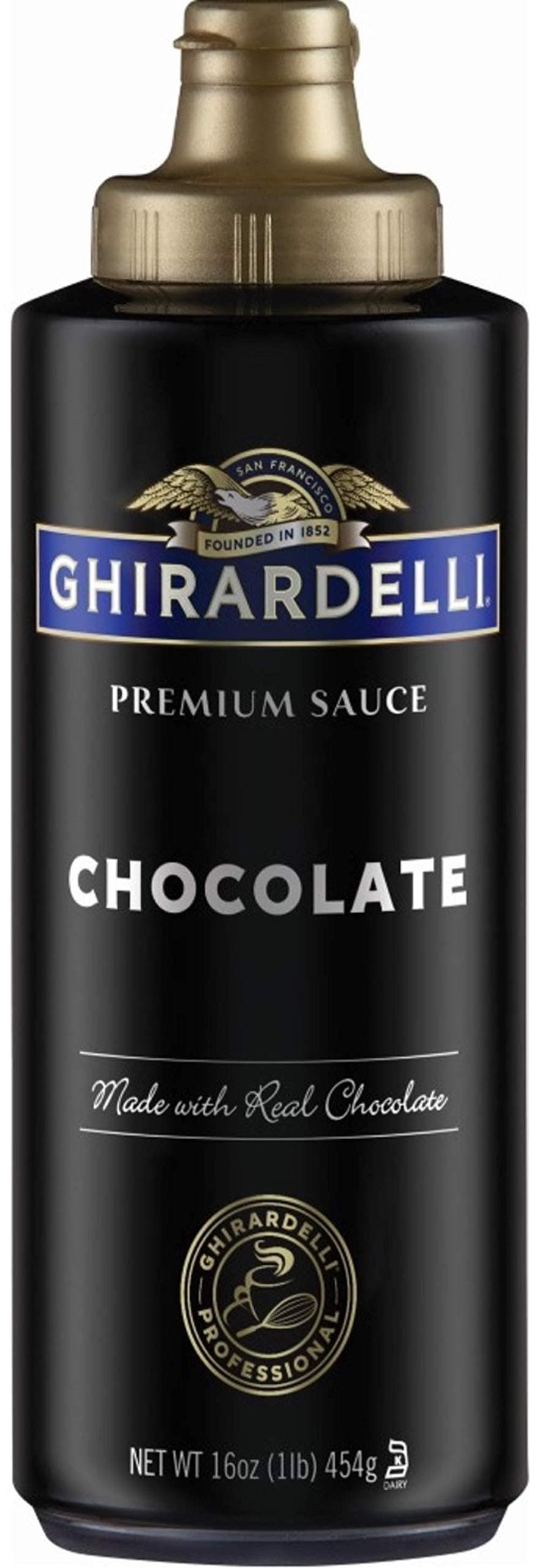 Chocolate Sauce, Black Label (16oz Squeeze bottle)
