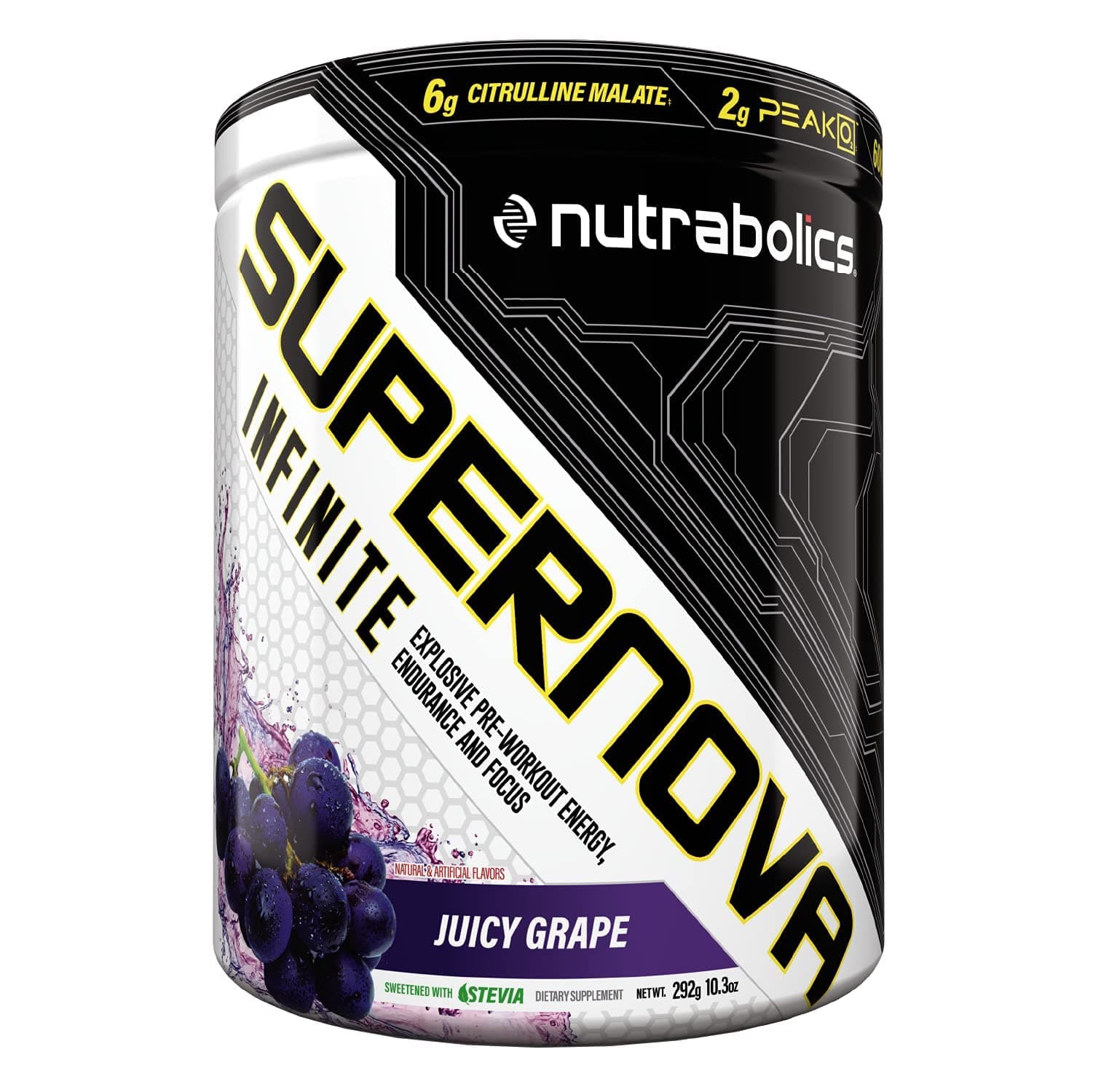Nutrabolics Supernova Infinite - Juicy Grape Pre-Workout Powder