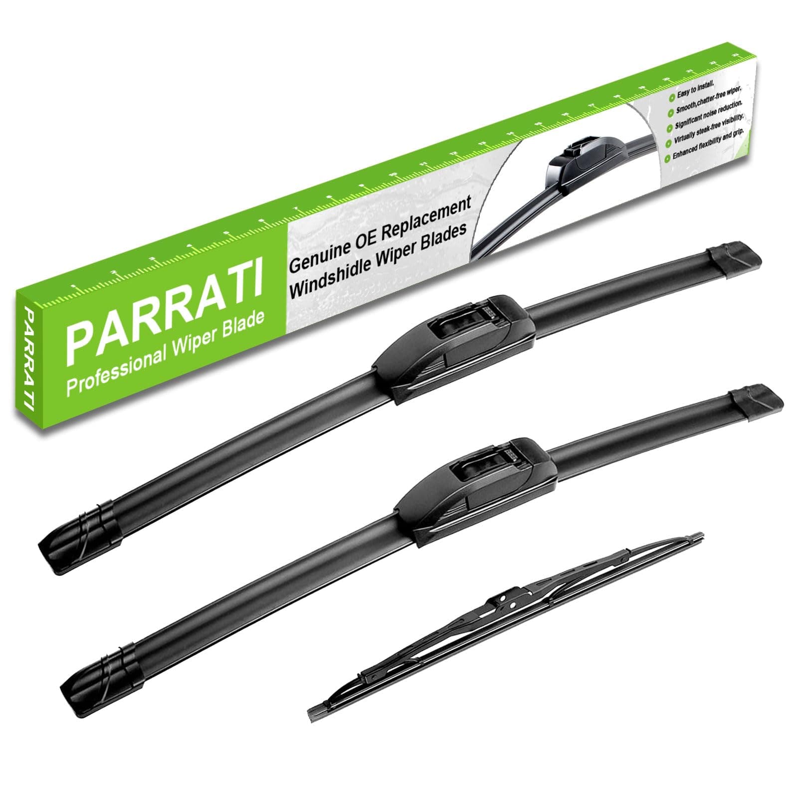 Windshield Wipers for Hummer H2 2003-2009,16"+16" Front and 10" Rear,OEM Replacement Wiper Blades,Quiet & Streak-Free(Set of 3)