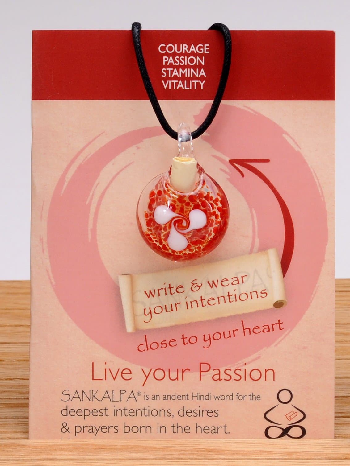 Sankalpa Live Your Passion - Aromatherapy Diffuser & Intention Amplifier Necklace