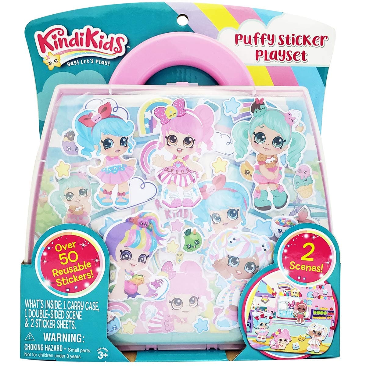 Kindi Kids Puffy Sticker Playset