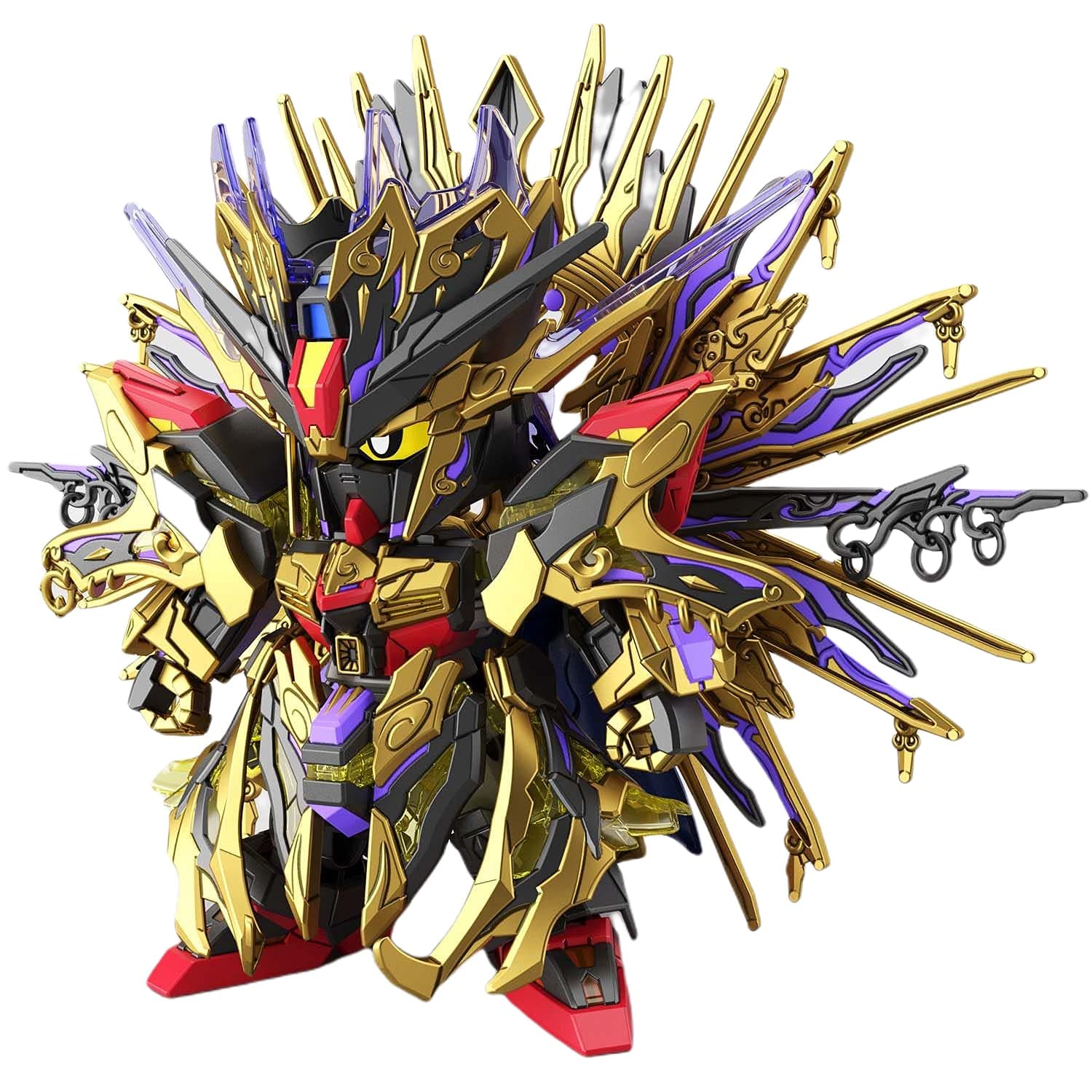 SDW Heroes Unbreakable Strike Freedom Gundam Color Coded Plastic Model