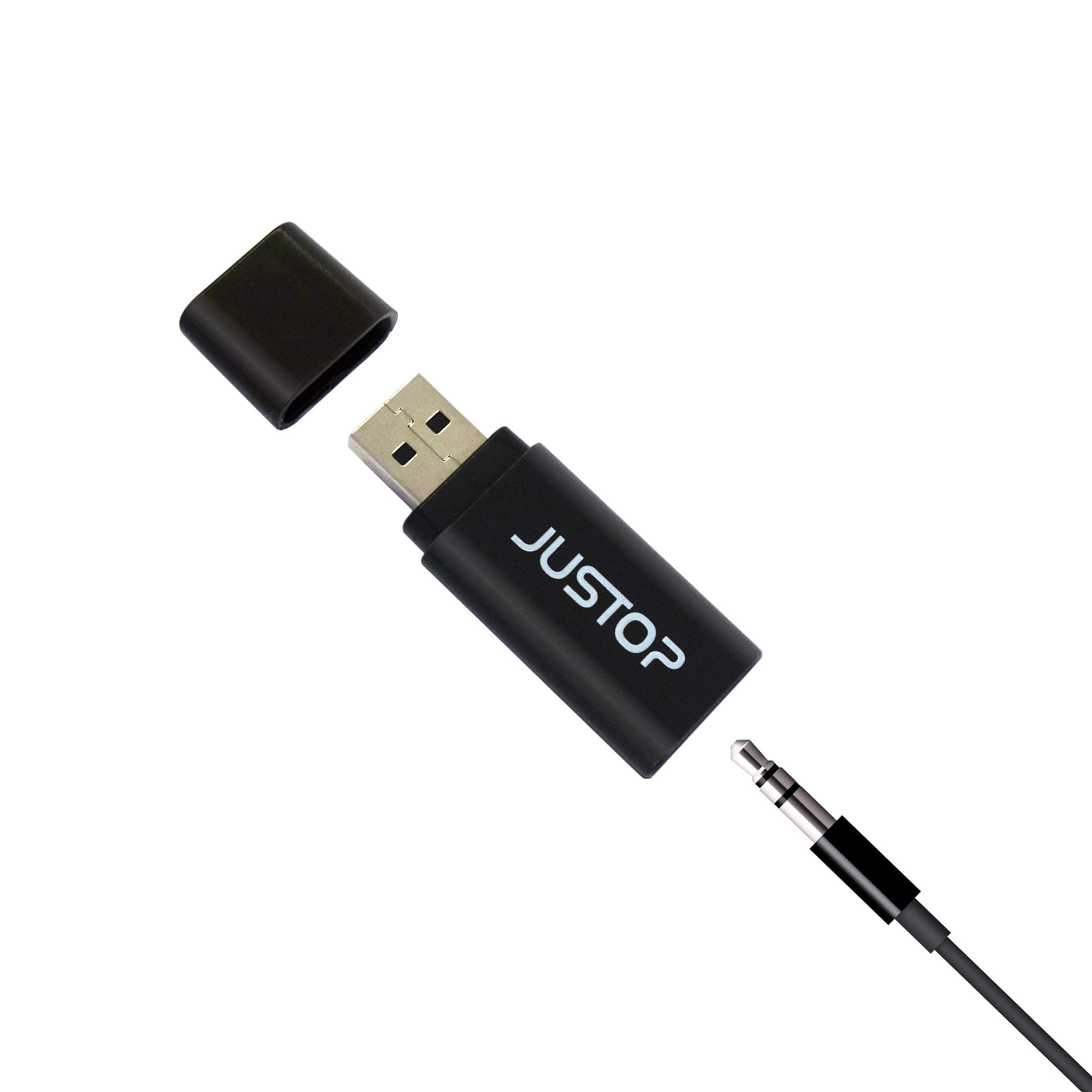 Bluetooth 5.0 Stereo Audio Receiver Dongle, Universal USB Powered Music Adapter For Speakers/Car stereo/Music Sound System (BTR003)