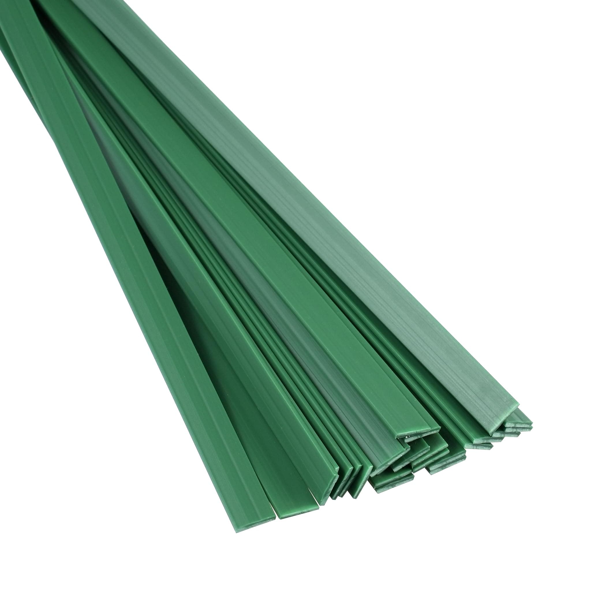 High Density Polyethylene (HDPE) Plastic Welding Rod, 3/8" x 1/16", 30 ft., Green