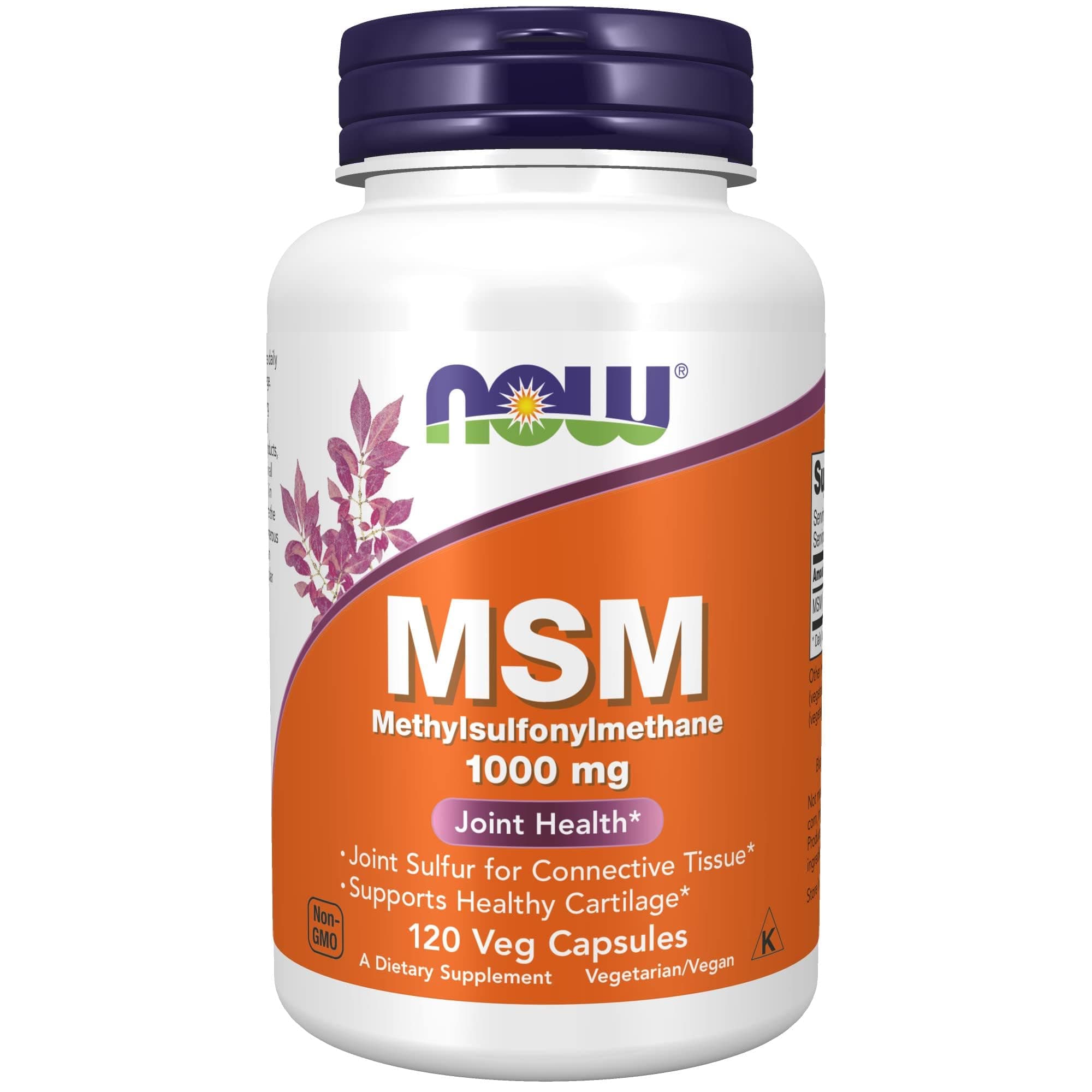 MSM 1000 mg, 120 Capsules