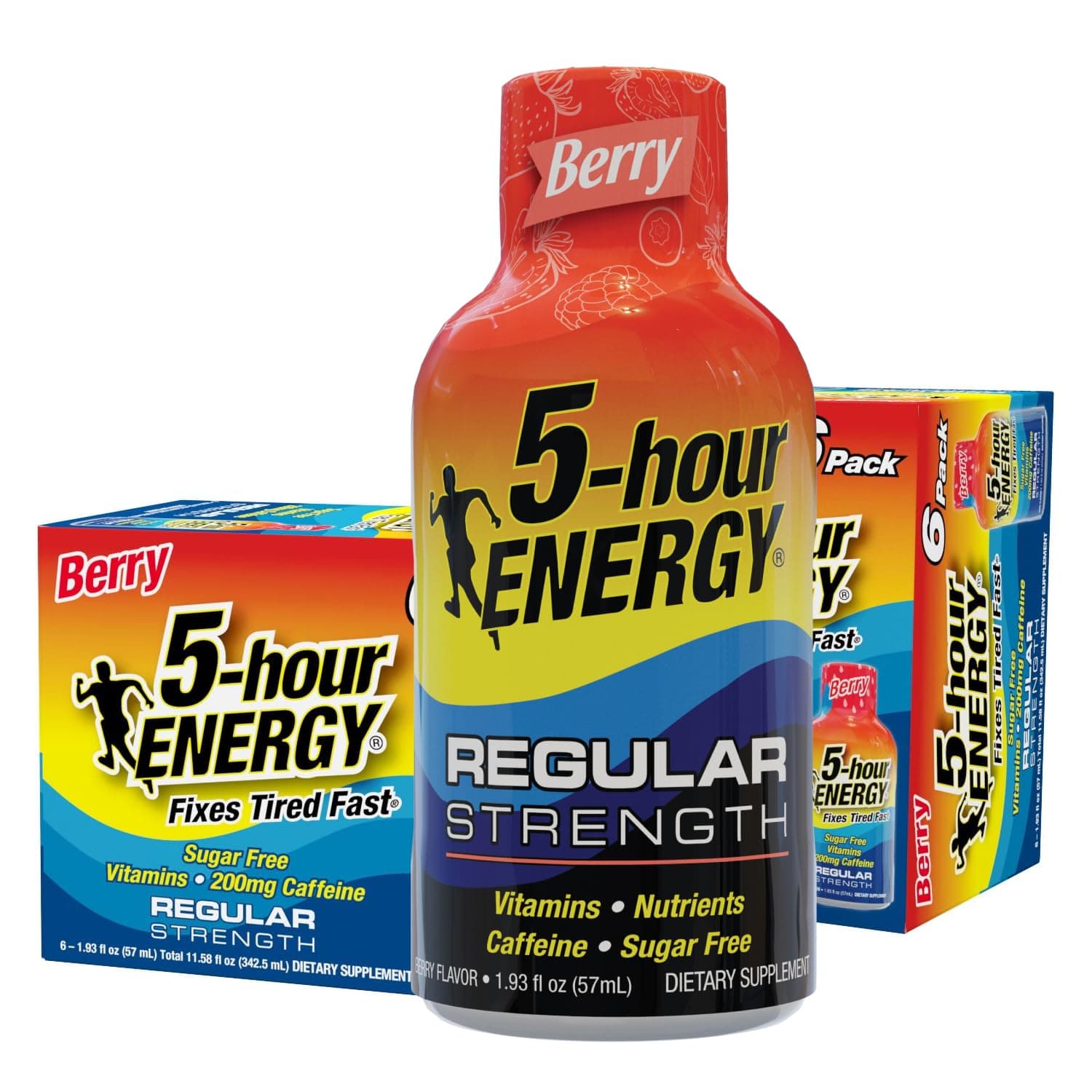 Shot, Regular Strength, Berry 1.93 Ounce, 12 Count