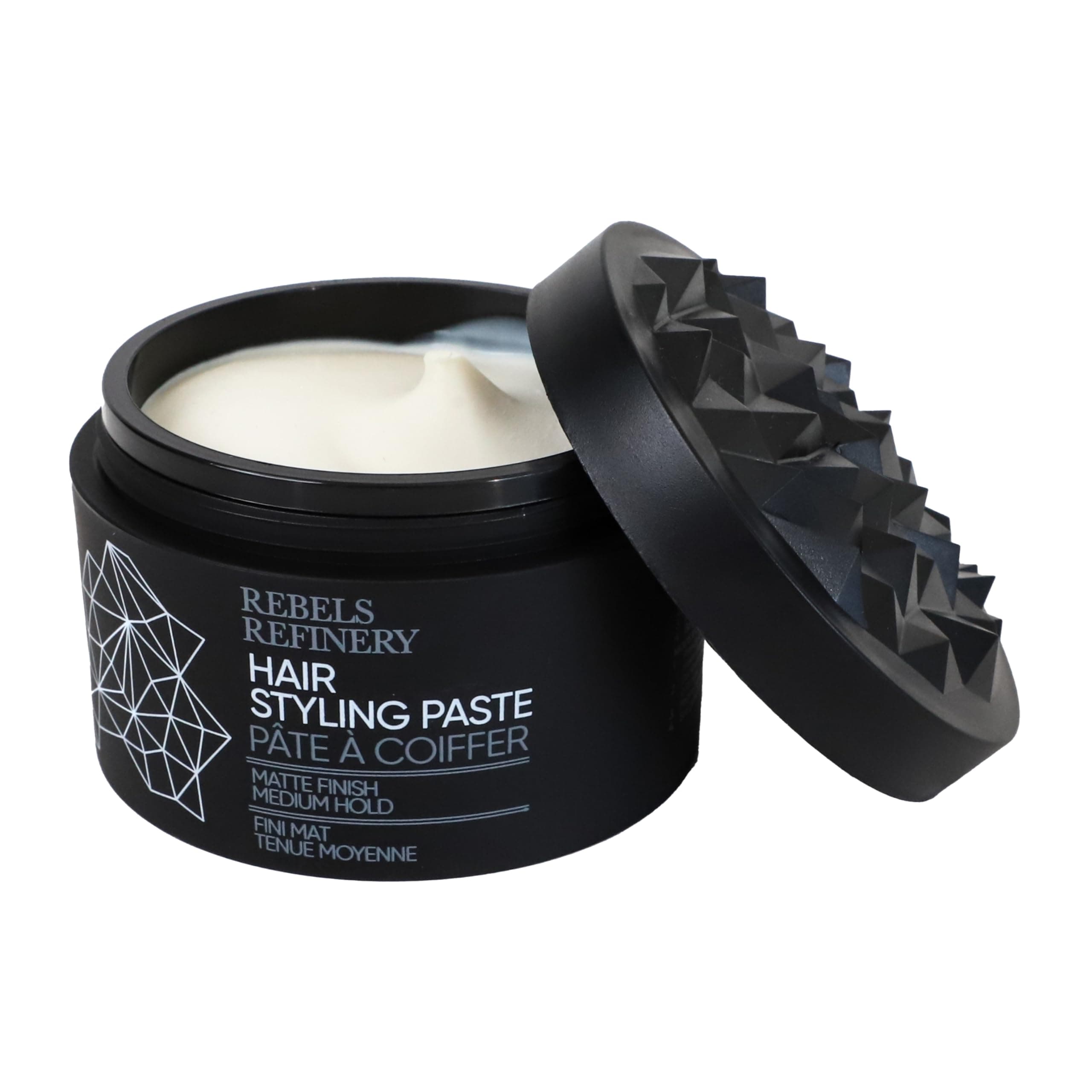 REBELS REFINERY Hair Styling Paste for Men – Medium, Flexible Hold and Matte Finish – 3.5 Oz.