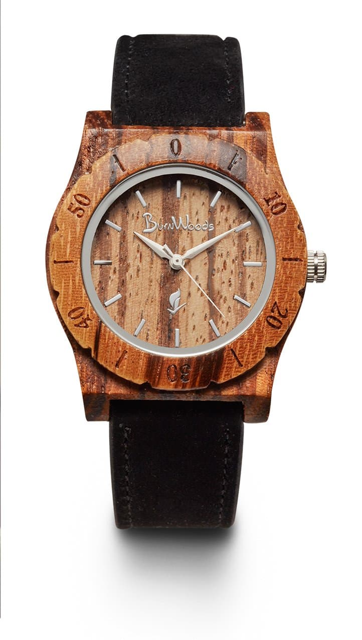 Venus Zebra wooden watch