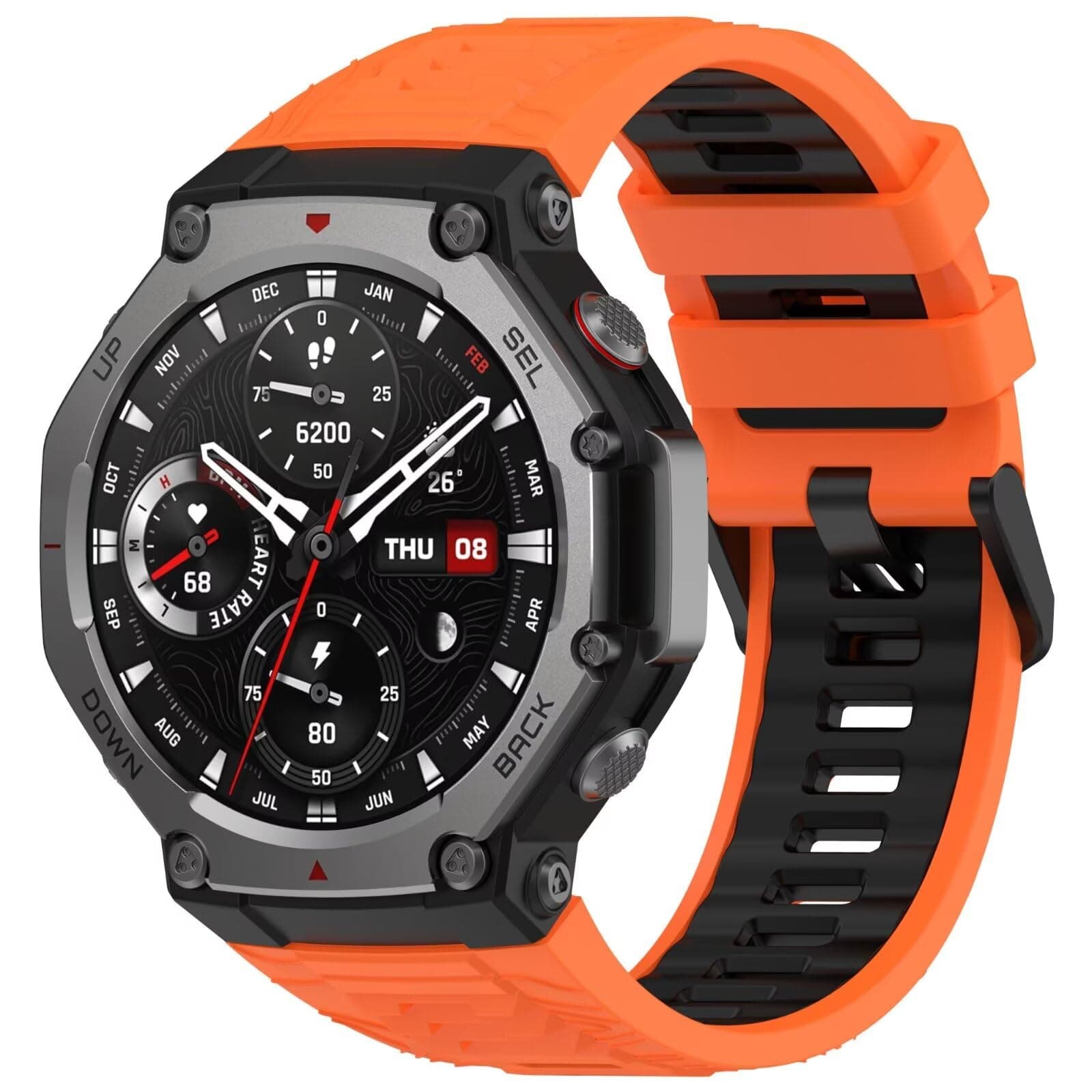 TINGYR Strap Compatible with Amazfit T-Rex 3, Convenient, Slim, Watch Replacement Straps Compatible with Amazfit T-Rex 3.