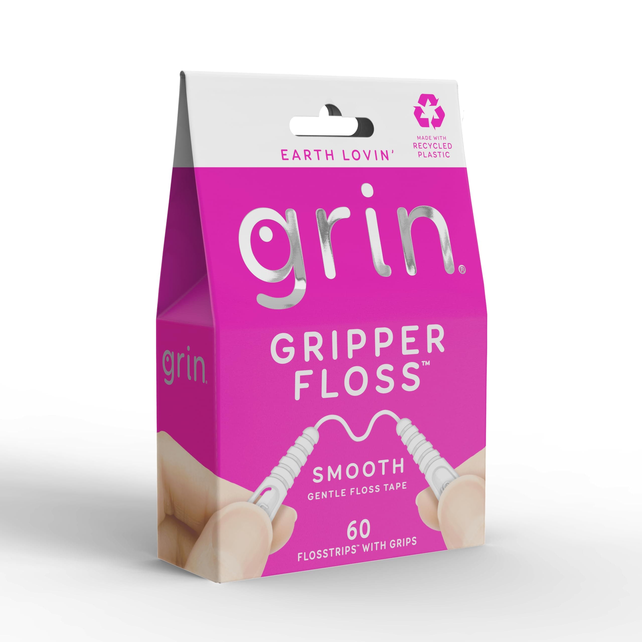 Grin Smooth Gripper Floss 60 Count