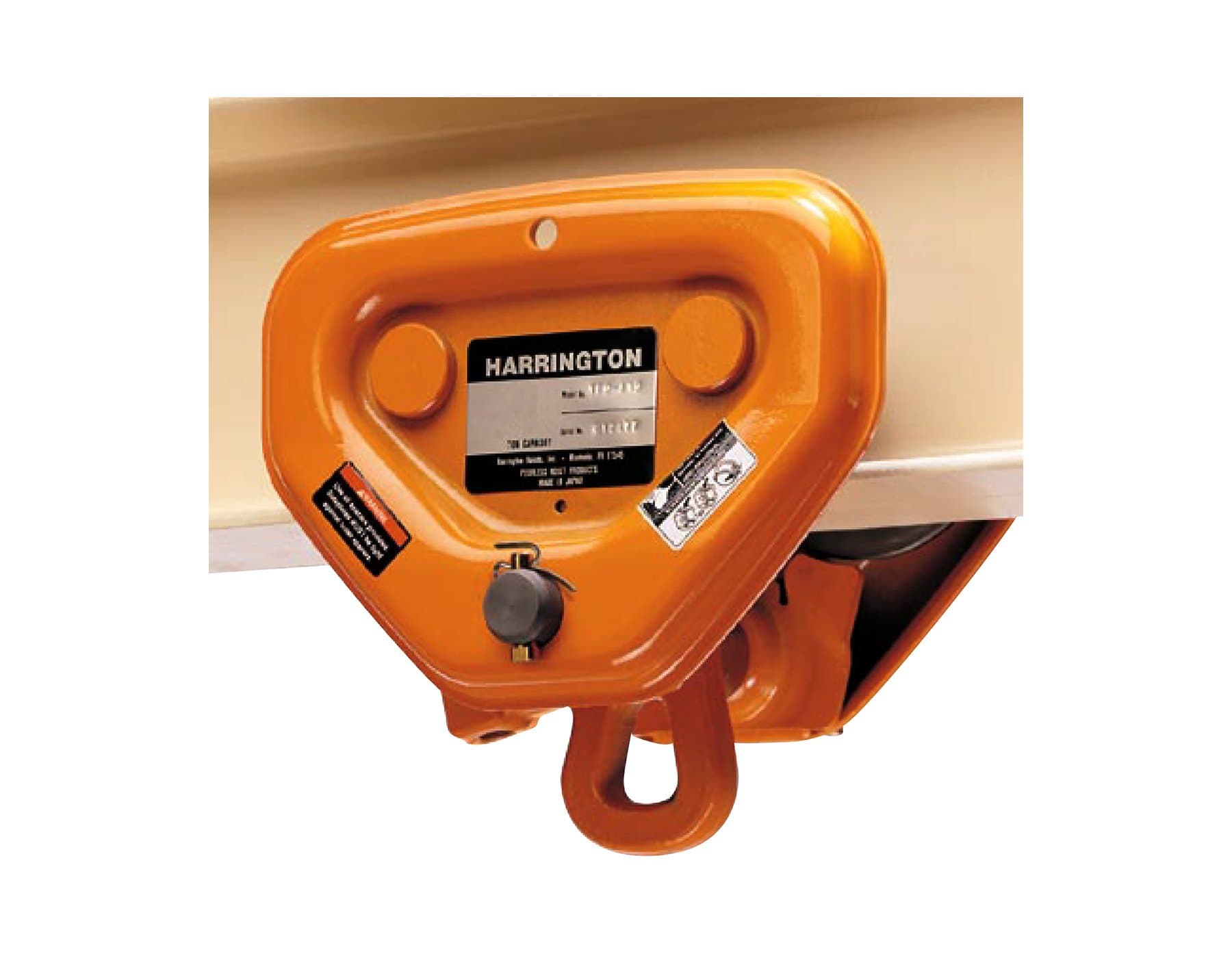 1/2 Ton Harrington PT Series, Plain Push Trolley, Part No PT005