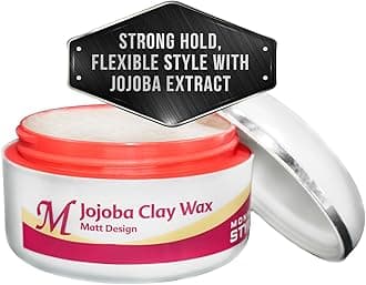 - Mon Platin Jojoba Hair Wax - Men's Matte Styling Grooming Product for Hair with Firm Hold, Moisturizing Extract - Flake-Free, 150 ml