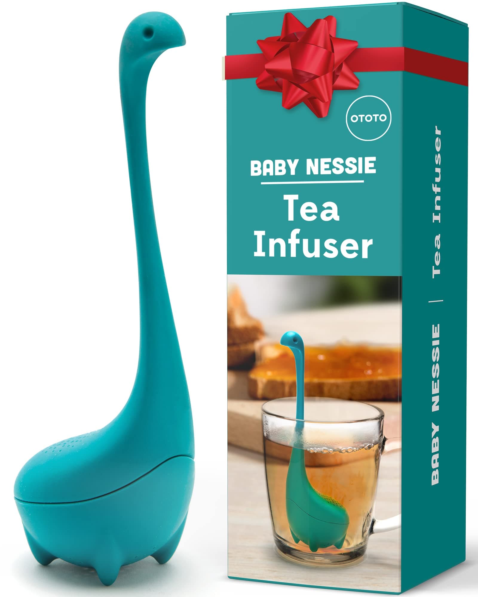Tea Infuser -Tea Infuser, Tea Accessories, Silicone Tea Infuser, Cute Gifts, Tea Diffusers for Loose Tea, Cute Tea Strainer (Turquoise)