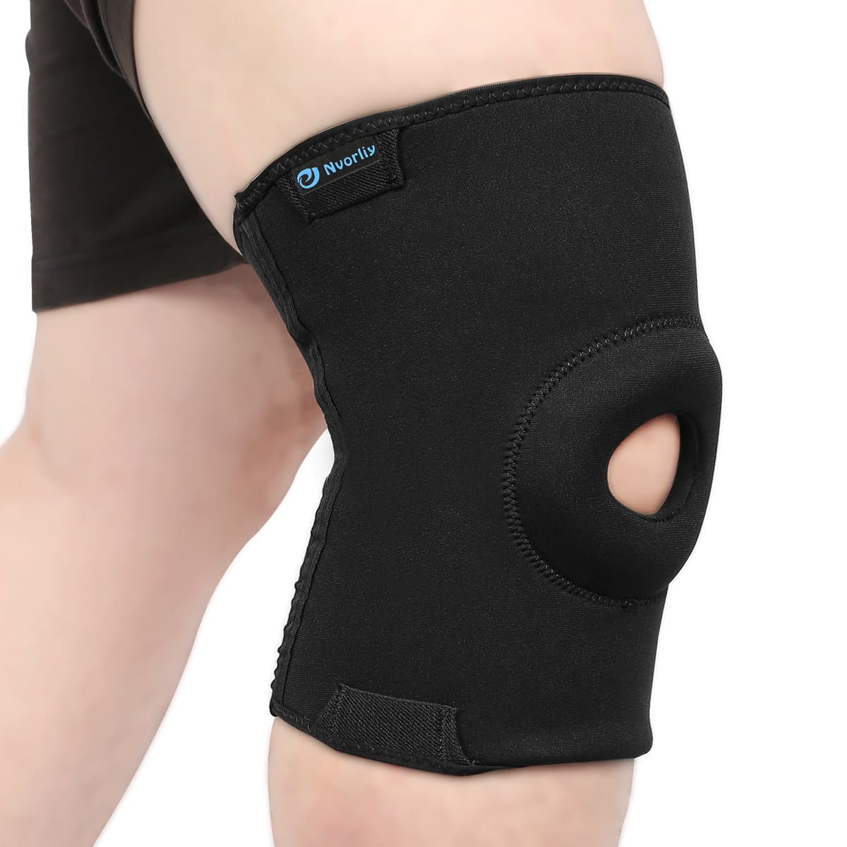 Nvorliy Plus Size Knee Compression Sleeve, Knee Brace for Large Legs Medical Support for Knee Pain Relief, Arthritis, Sports Exercise, Injury & Post-Surgery Recovery, Fit Men and Women (6XL)