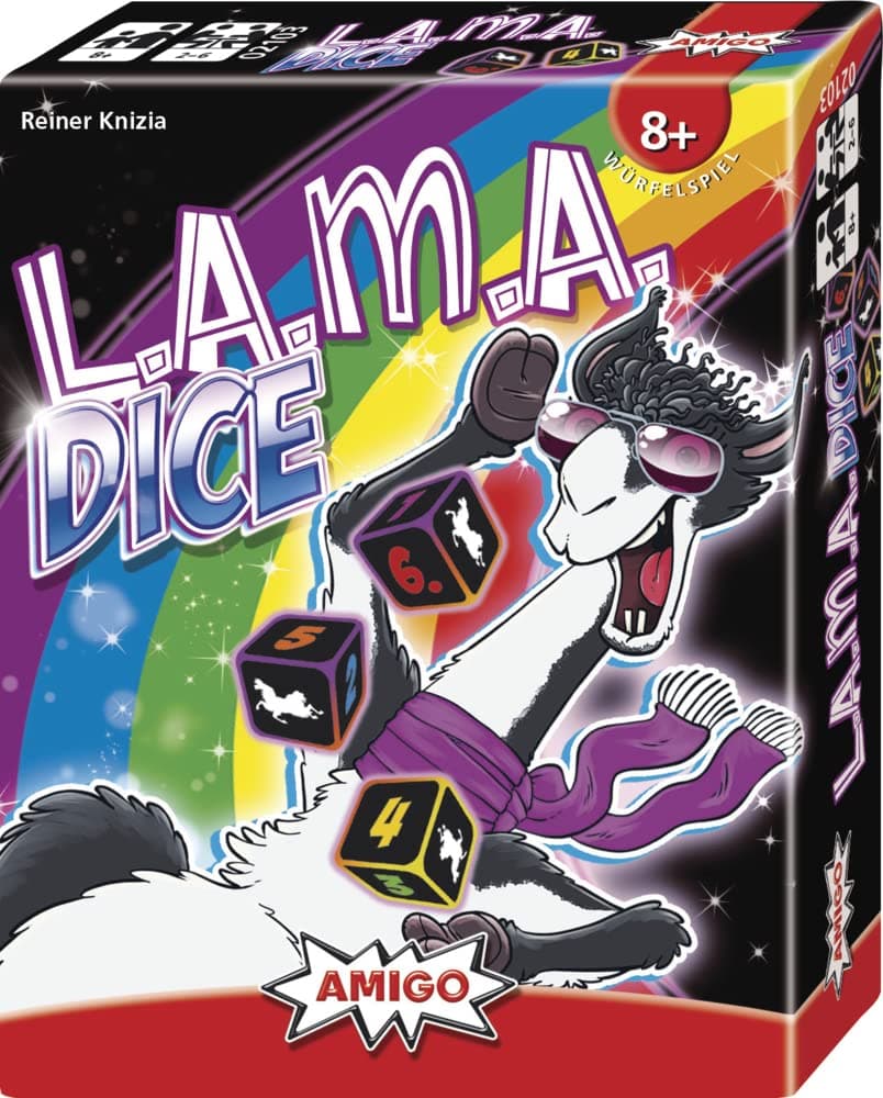 02103 LAMA Dice 2103, Multicoloured, Einzelpack