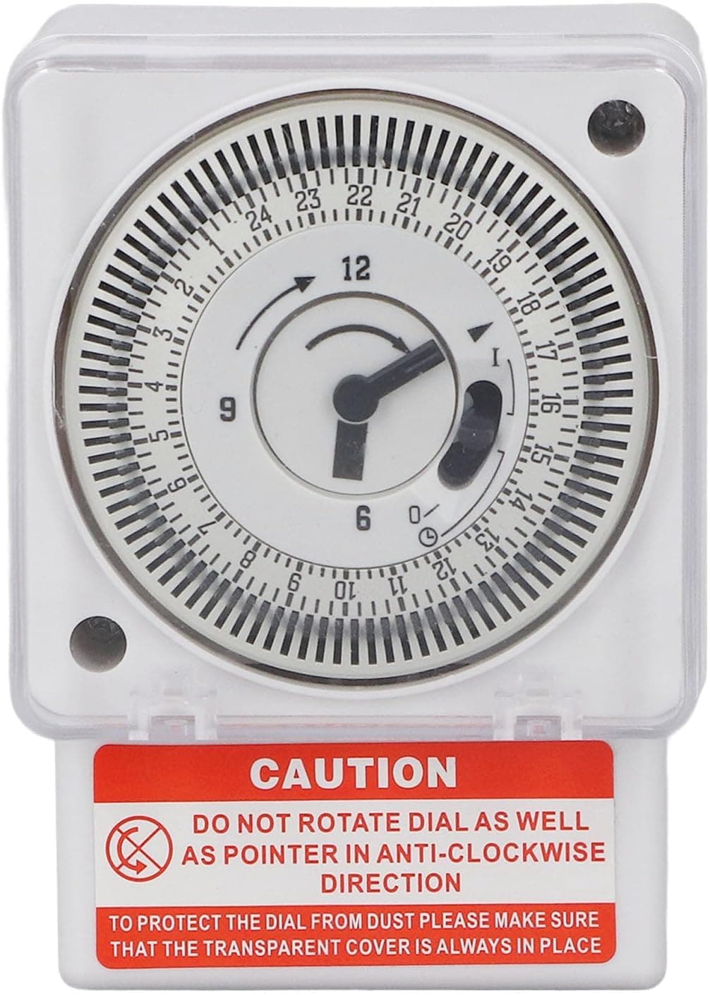 Quick Sense QS-T11 240V Analog Timer Switch | 24-Hour Programmable Mechanical Timer | Energy-Saving Automatic Control Device