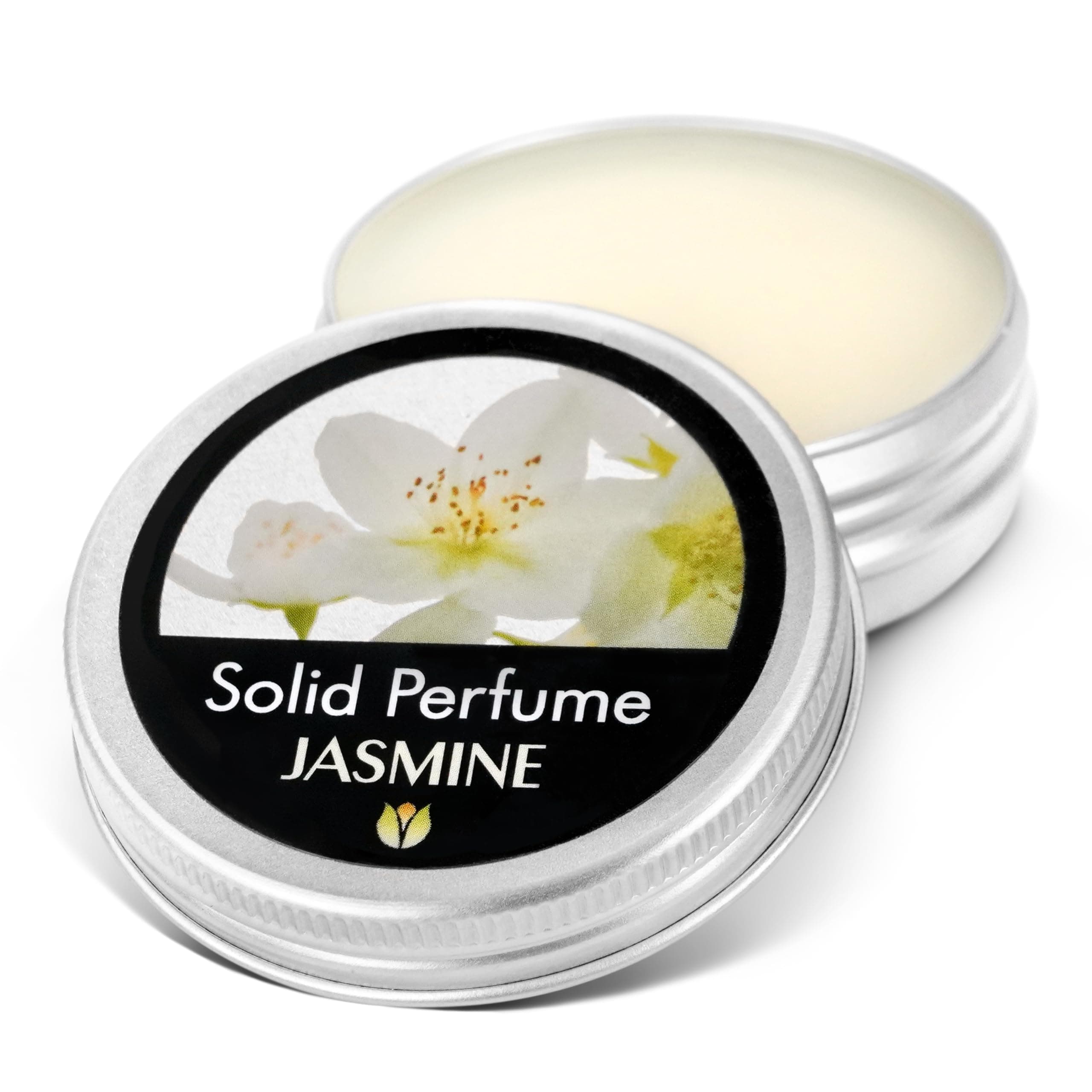 Solid Perfume - Portable Pocket Balm Perfume Perfect for Travel Use - Natural Fragrance Parfum for Men and Women - Natural & Vegan - Jasmine (30ml)