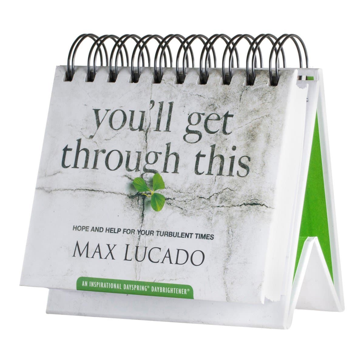 DaySpring - Max Lucado - You'll Get Through This: Hope and Help for Your Turbulent Times - An Inspirational DaySpring Day Brightener - Perpetual Calendar (26083)