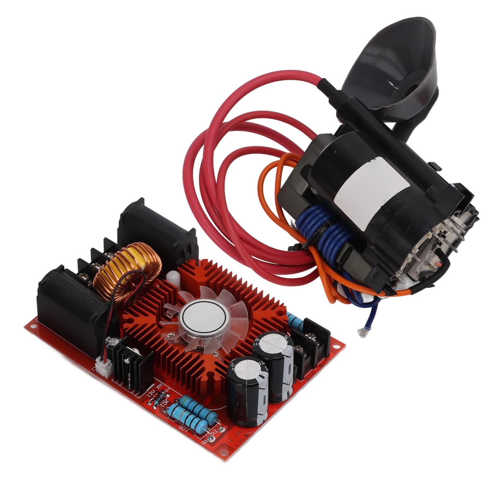 – Zvs Driver Board Coil Power Zvs, Flyback Transformer Supply Boost High Voltage Coil Flyback Driver Generator Heating Module Coil Driver Board DC12V 30V
