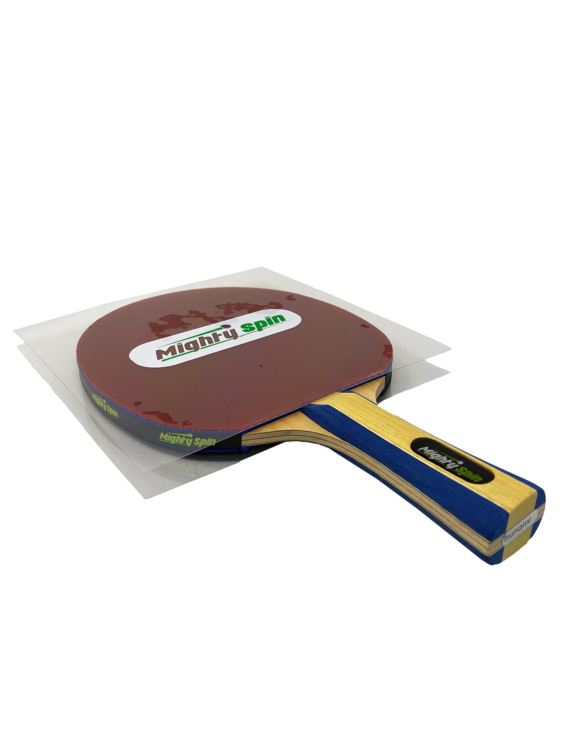 MightySpin Ping Pong Paddle Protector - Table Tennis Accessories Racket Rubber Protection Sheet - Protective Film Cover for Your Paddles - Keep Your Racquet in Mint