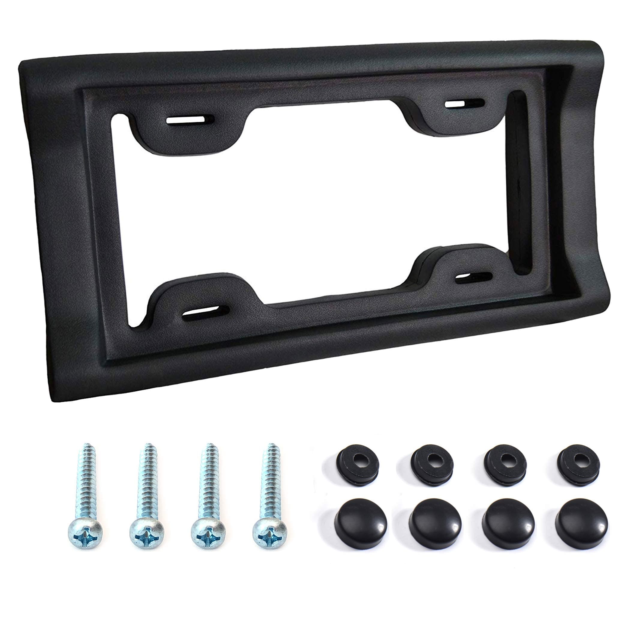 Thick License Plate Bumper Guard with Mounting Hardware