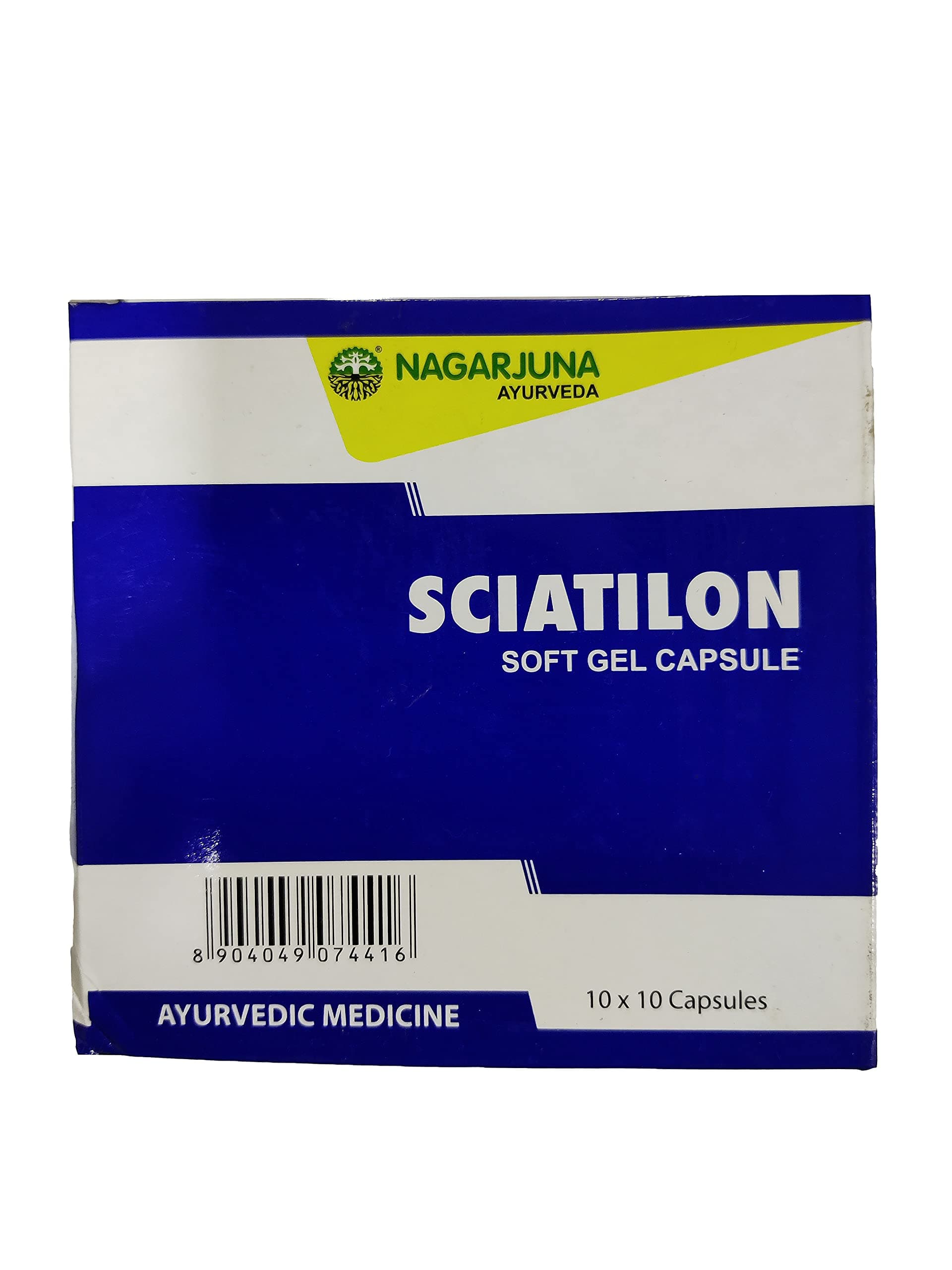 Nagarjuna Kerala Sciatilon Soft Gel Capsule 100 Tab x Pack of 1