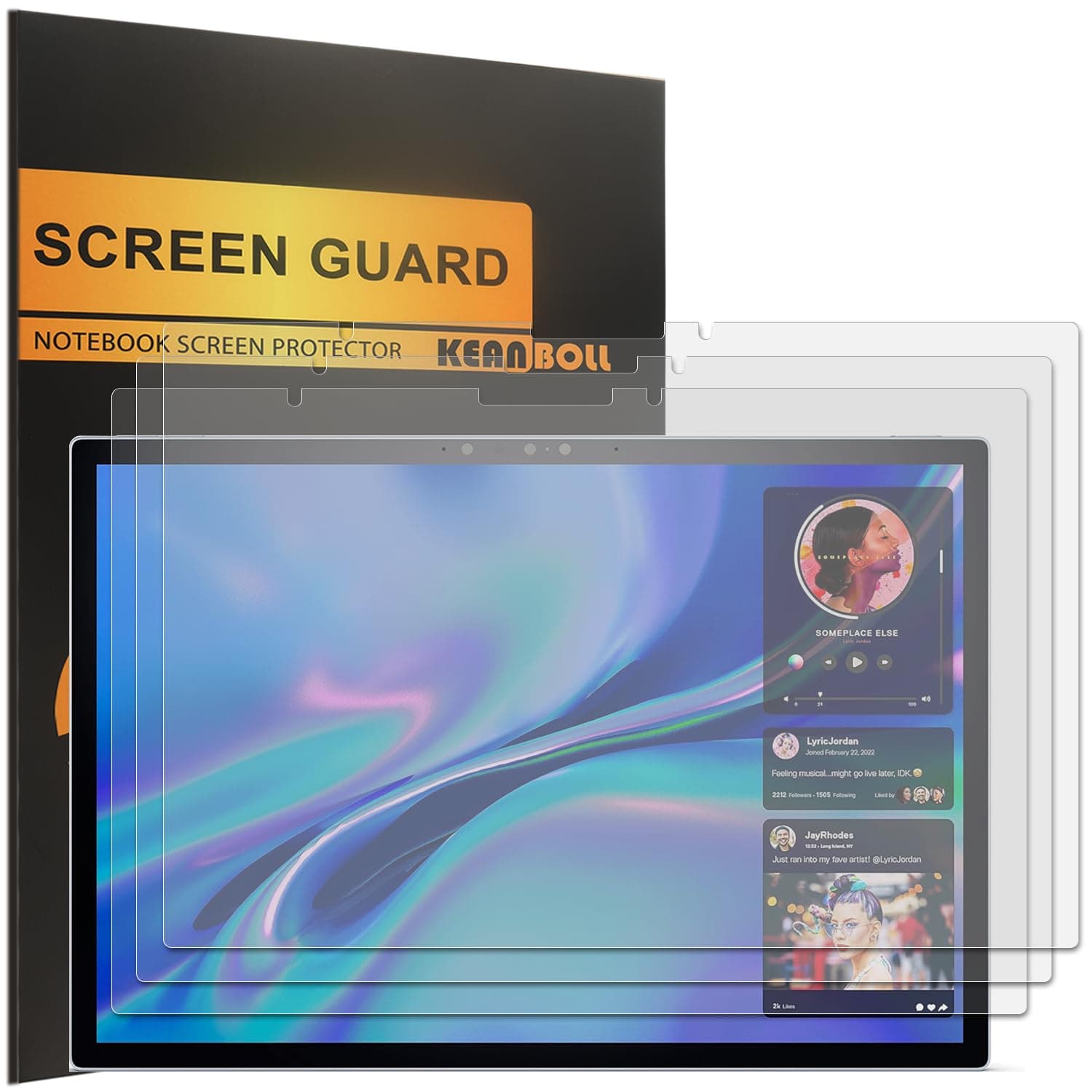 KEANBOLL 3-Pack Matte Anti Glare Screen Protector Designed for Dell XPS 9315 2-in-1(13 inch) Tablet PC 3K (2880 x 1920),Anti Glare Eye Protection Screen Filter